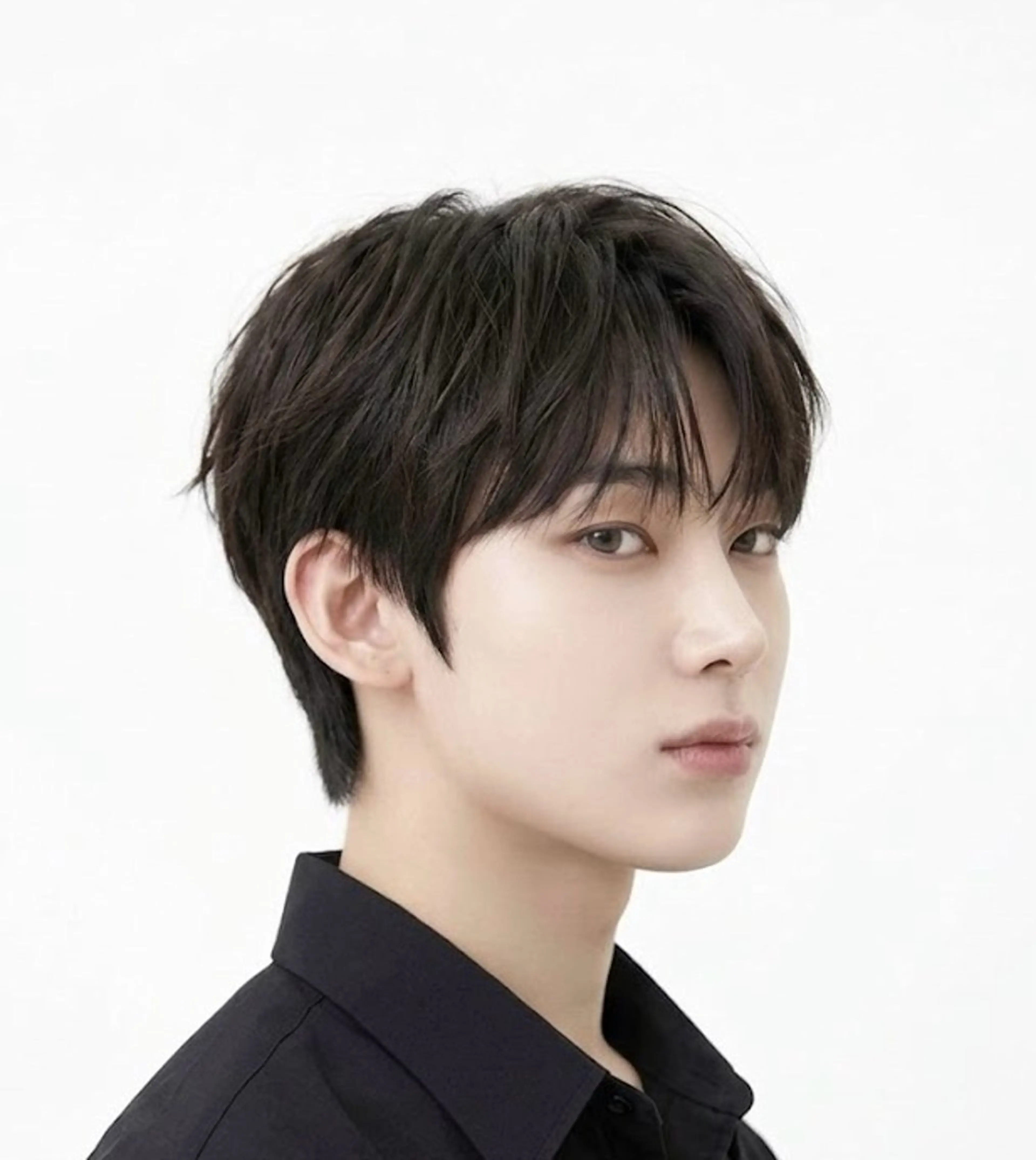 メンズ 🫧ボブカットモデル 韓国透明感カラー🫧のヘアスタイル