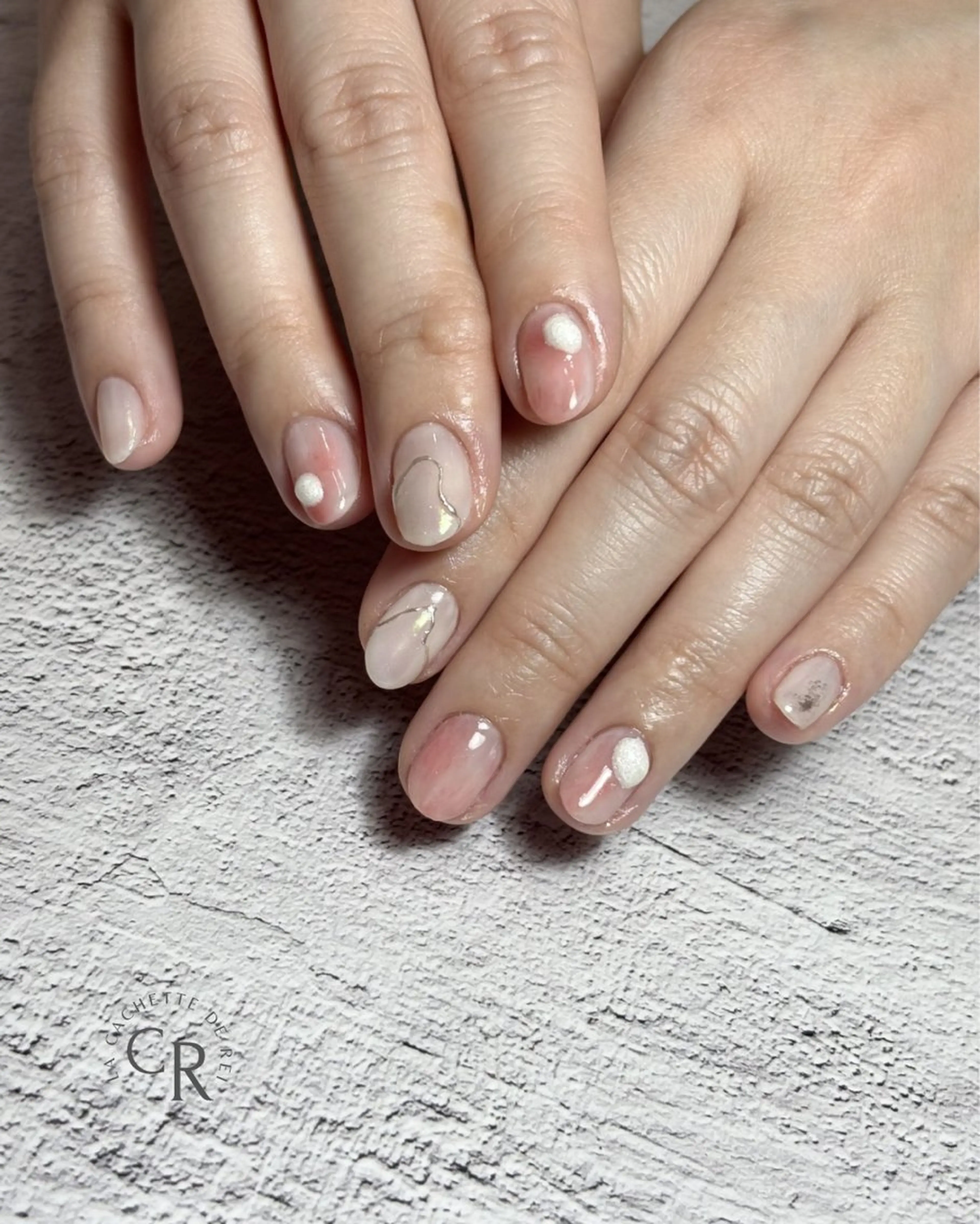 ネイル ニュアンスネイル ラカシェットデ レイのネイルデザイン