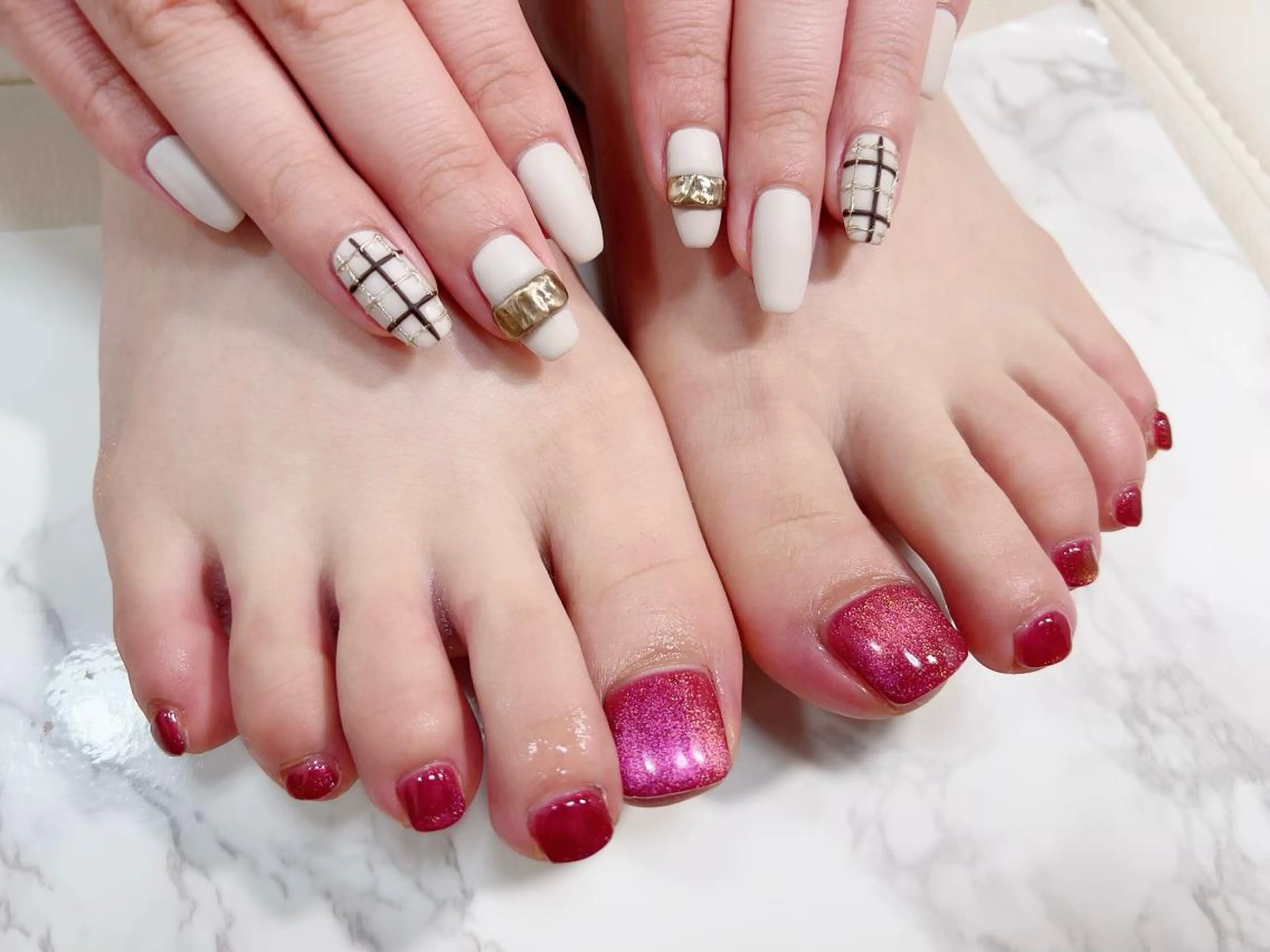 ネイル フットネイル 持ち込み Regaro i.sのネイルデザイン