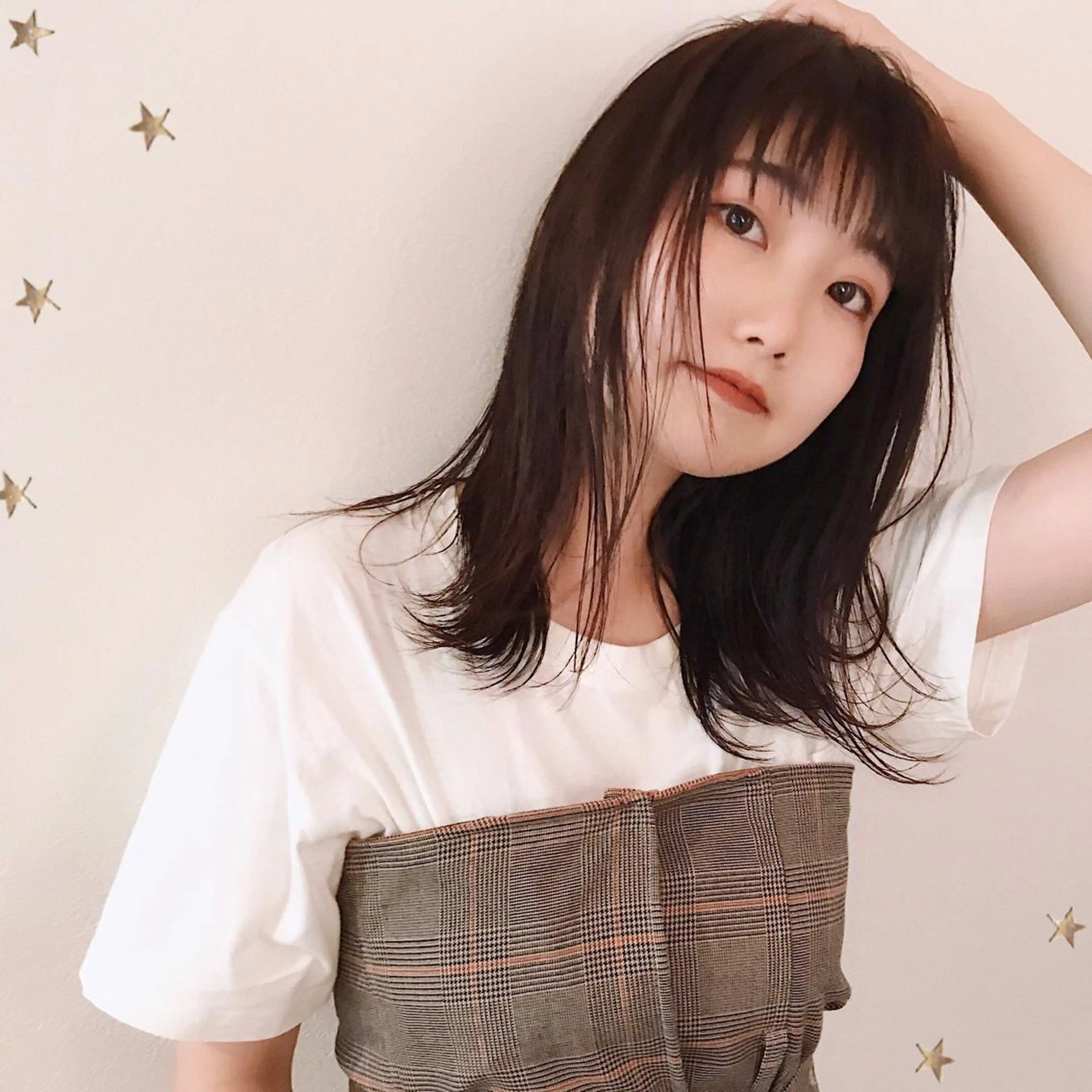 セミロング 市川 千夏のヘアスタイル