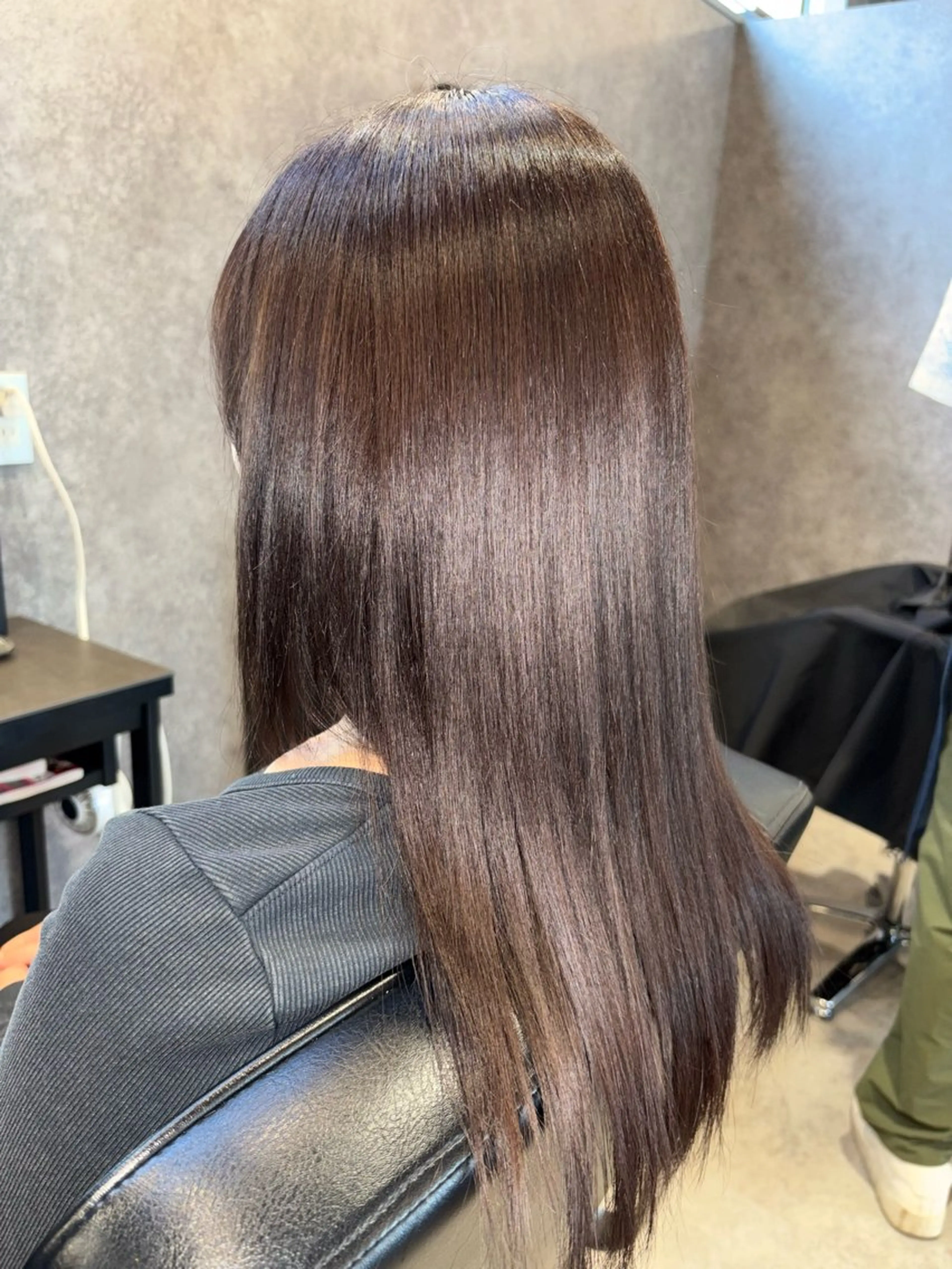 セミロング 髪質改善 トリートメント ink mocaのヘアスタイル