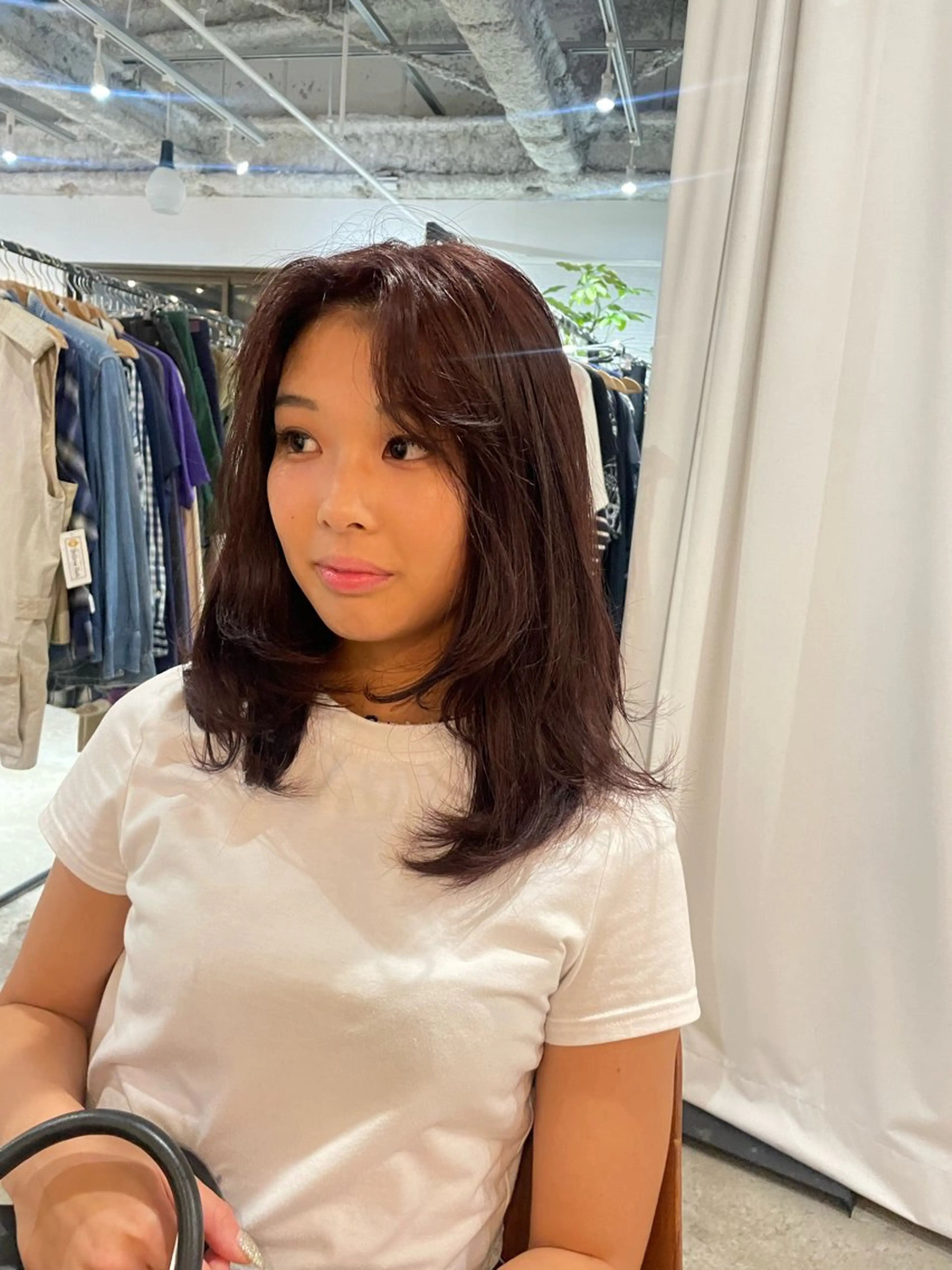 ミディアム カラー ゆるふわガーリーst yle🩰yuukaのヘアスタイル