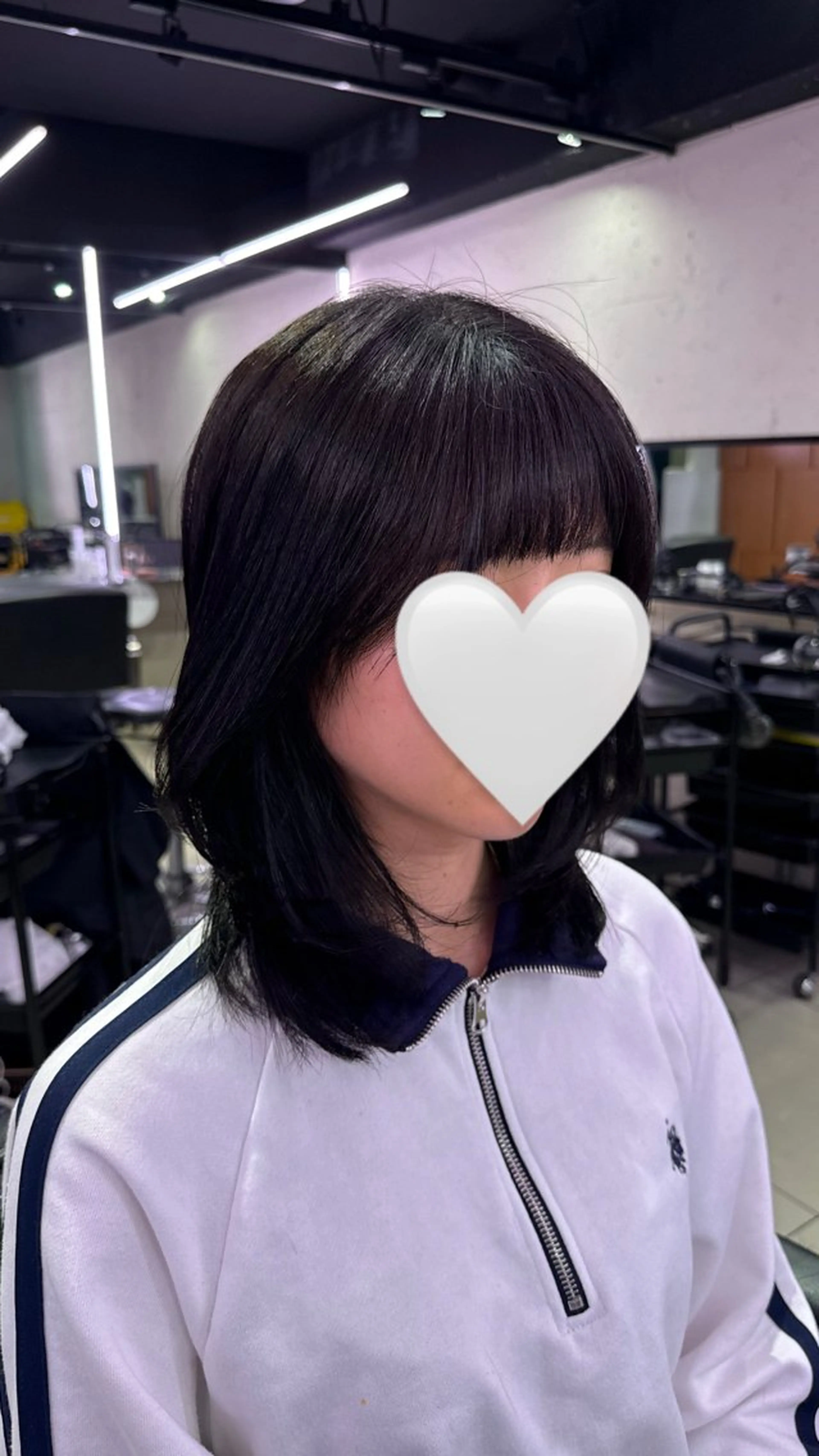 ミディアム カラー カット ヘアカラー シカダ ココア🦌のヘアスタイル