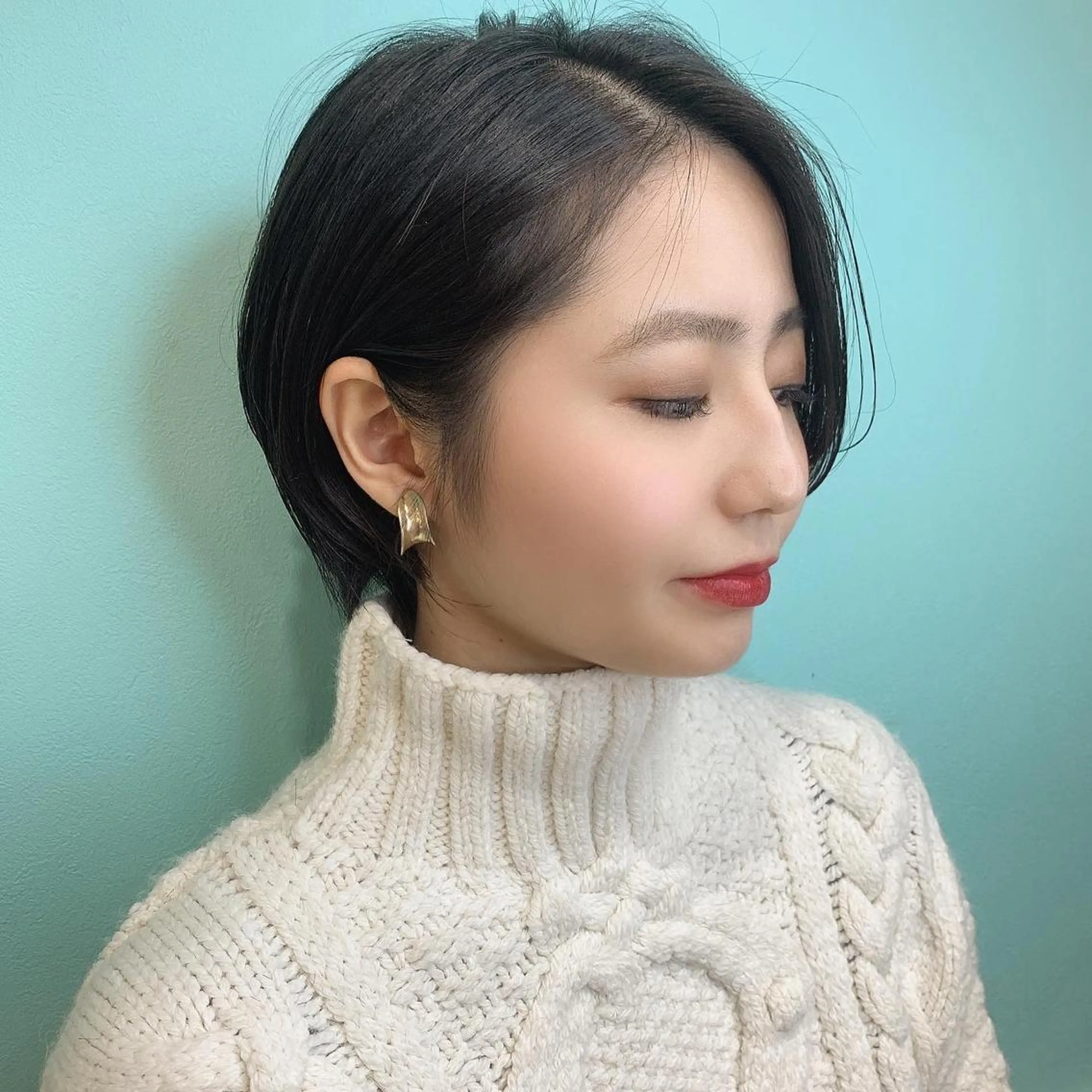 ショート 縮毛/ショート/ ボブ/レイヤー/小原のヘアスタイル