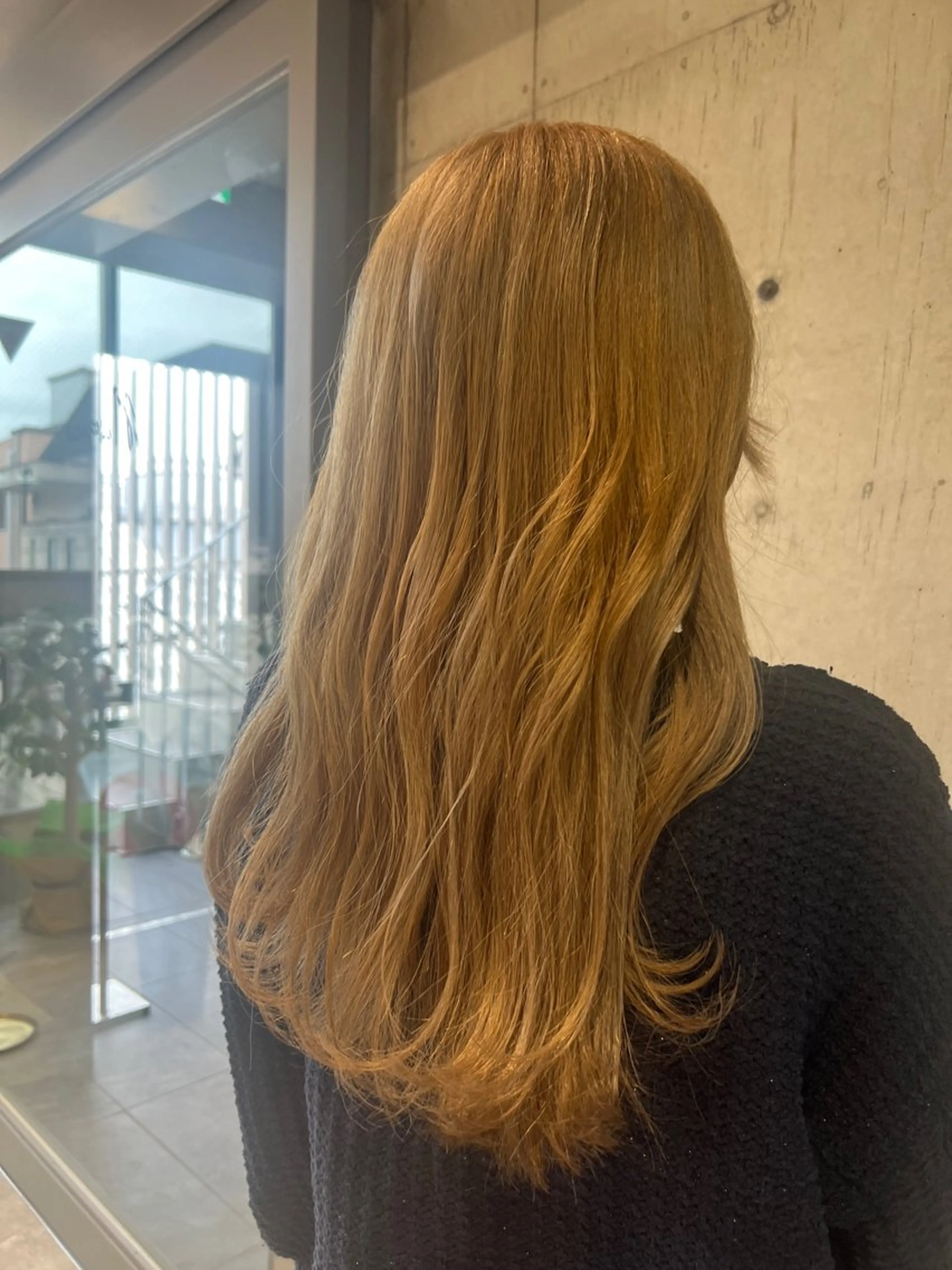 ロング カット ヘアカラー トリートメント 透明感/血色カラー/ 似合せレイヤー/ゆいのヘアスタイル