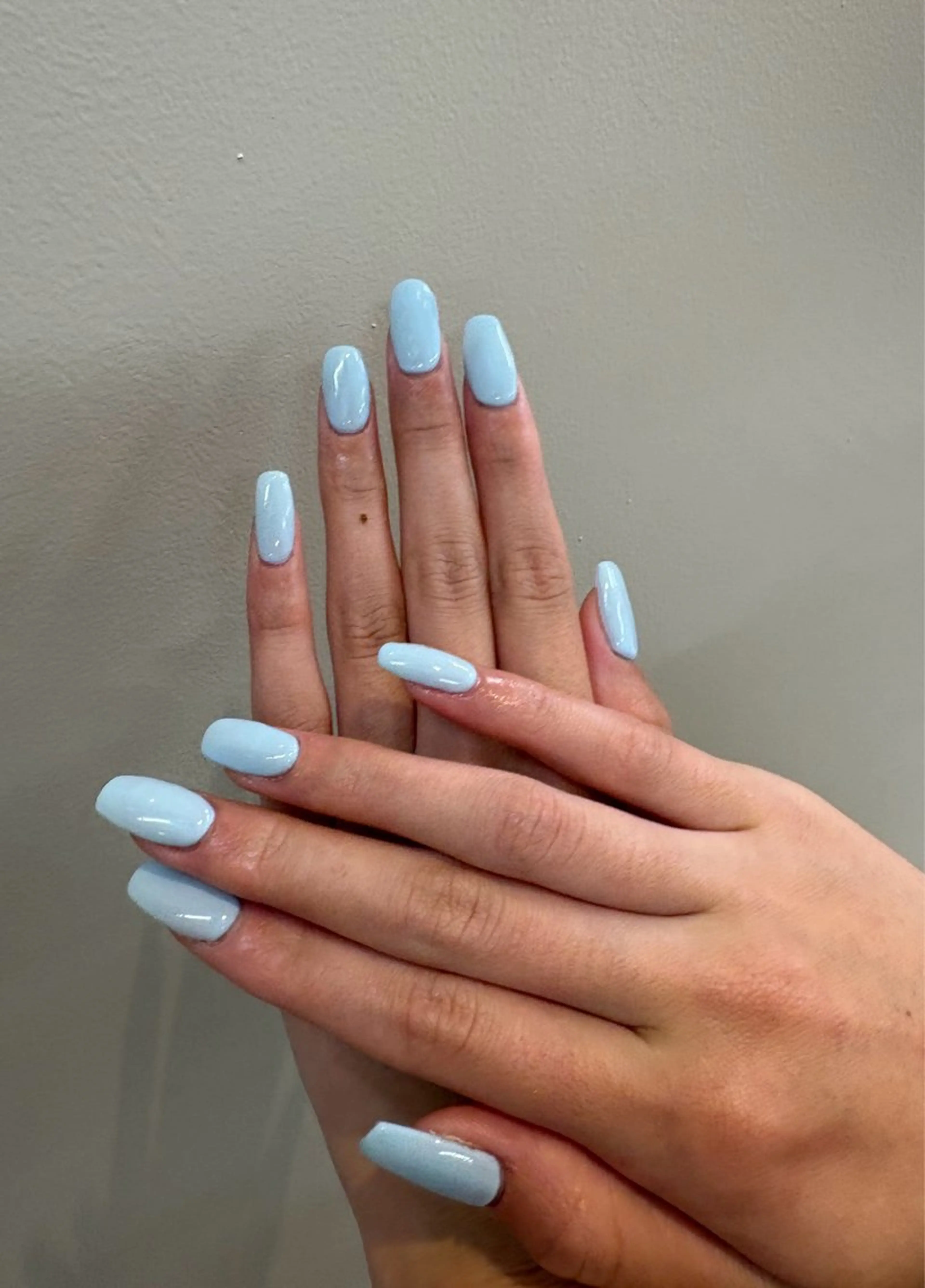 ネイル 長さ出し ワンカラーネイル Nikaido Sandraのネイルデザイン