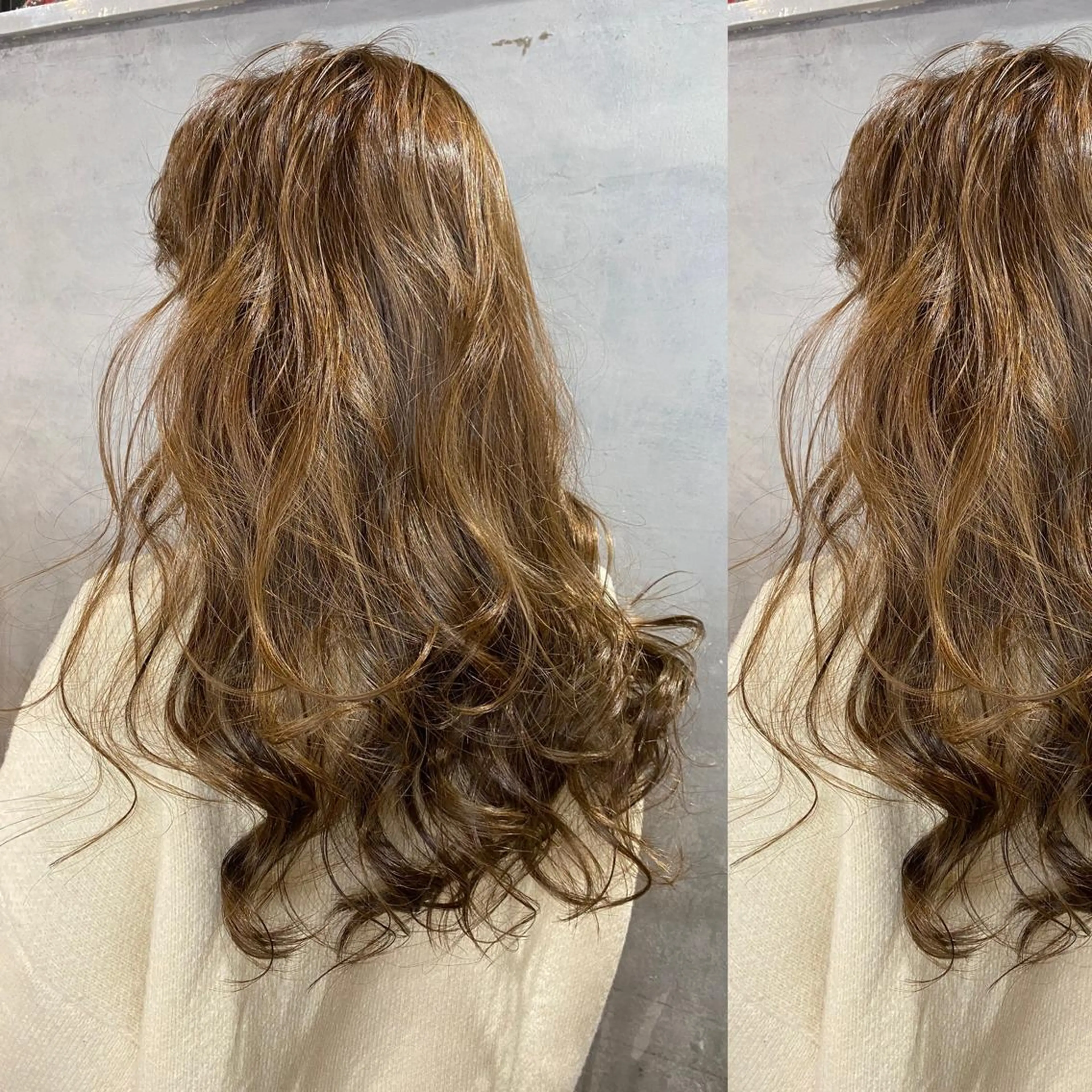 ロング カラー ベージュカラー ヘアカラー ツキノキ ミナのヘアスタイル