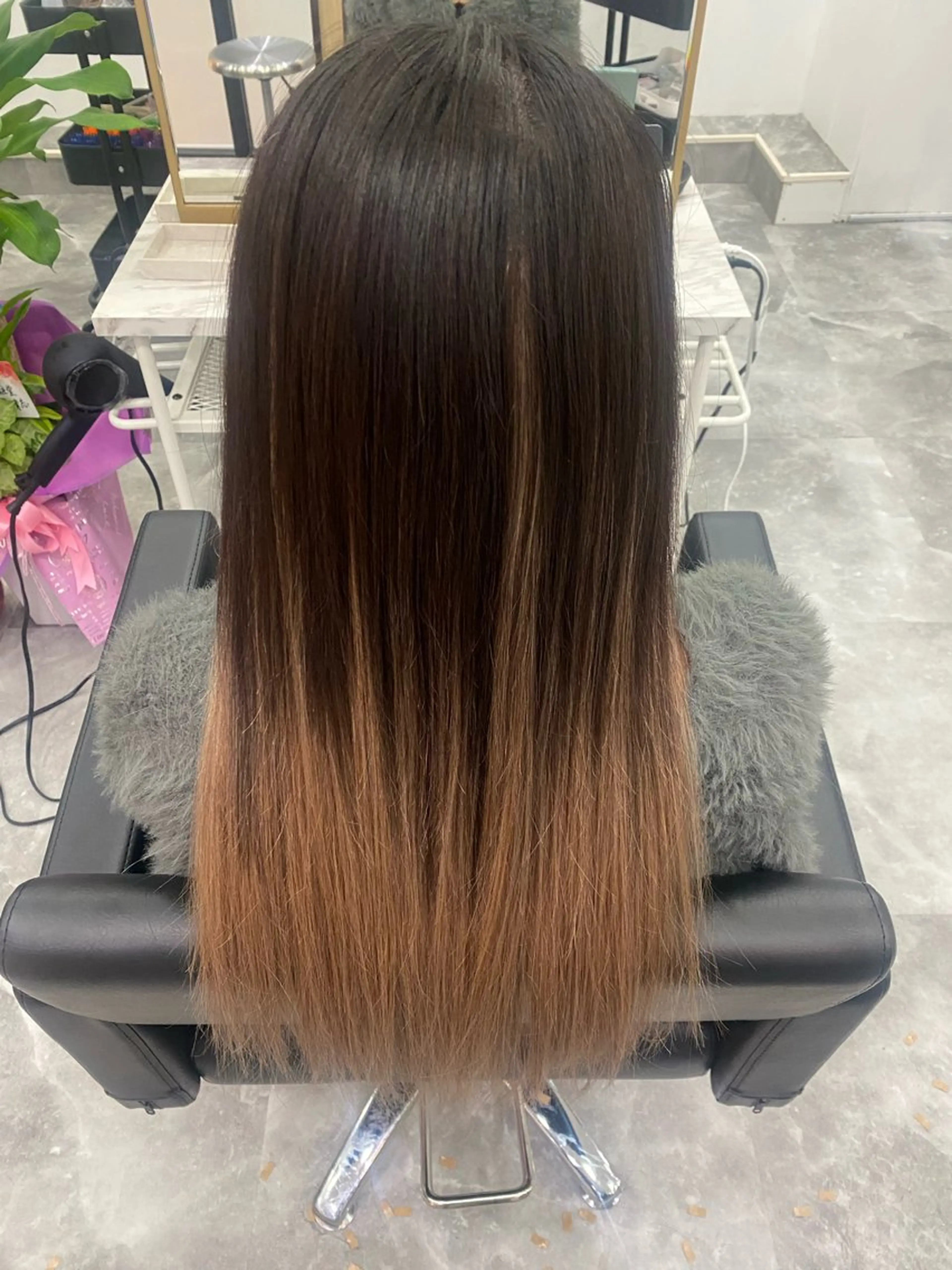 ミディアム ヘアカラー エクステ Belle / kaede🍁のヘアスタイル