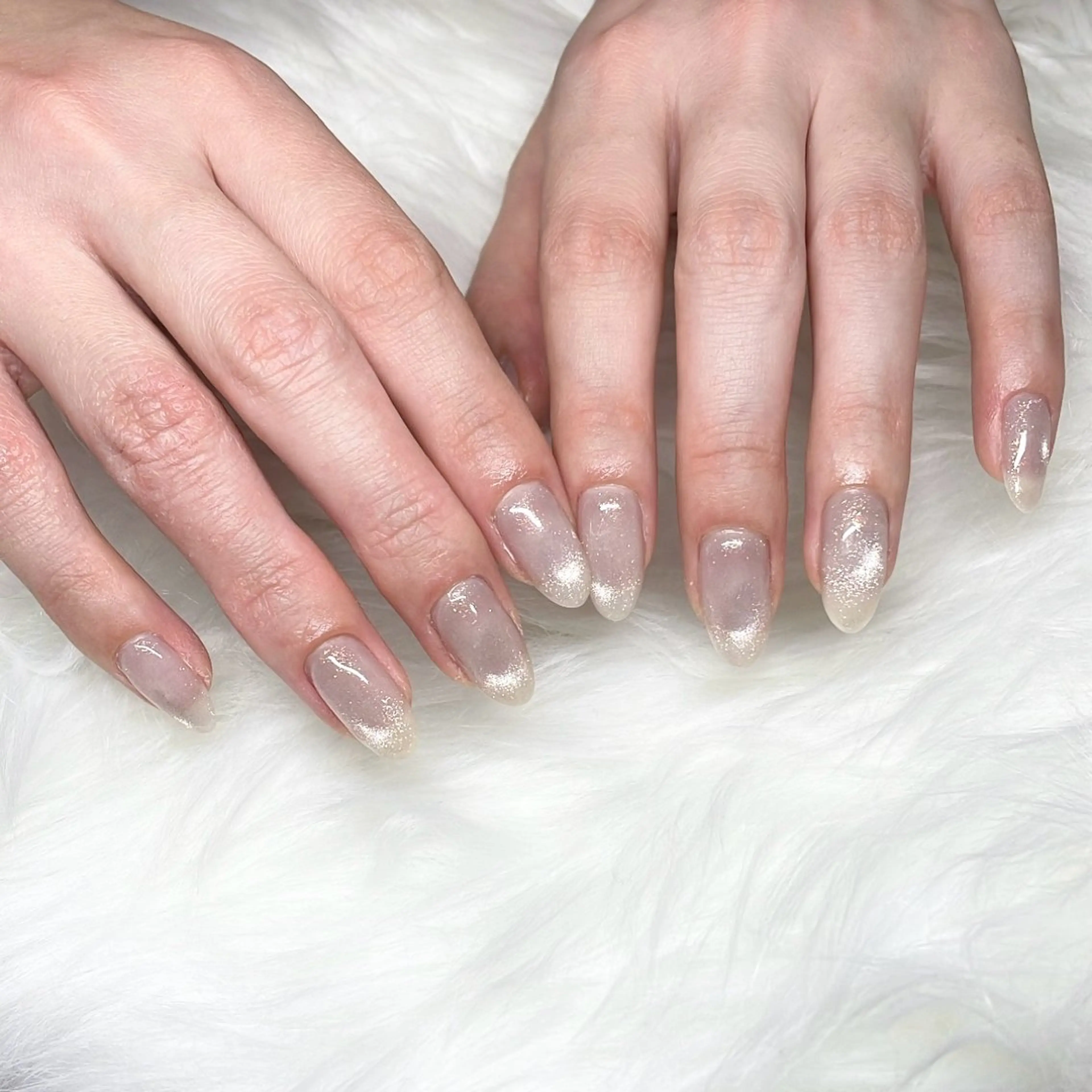 ネイル チークネイル フットネイル フレンチネイル ジェルネイル ガラスフレンチ ハンドネイル Rimi.+ チナミのネイルデザイン