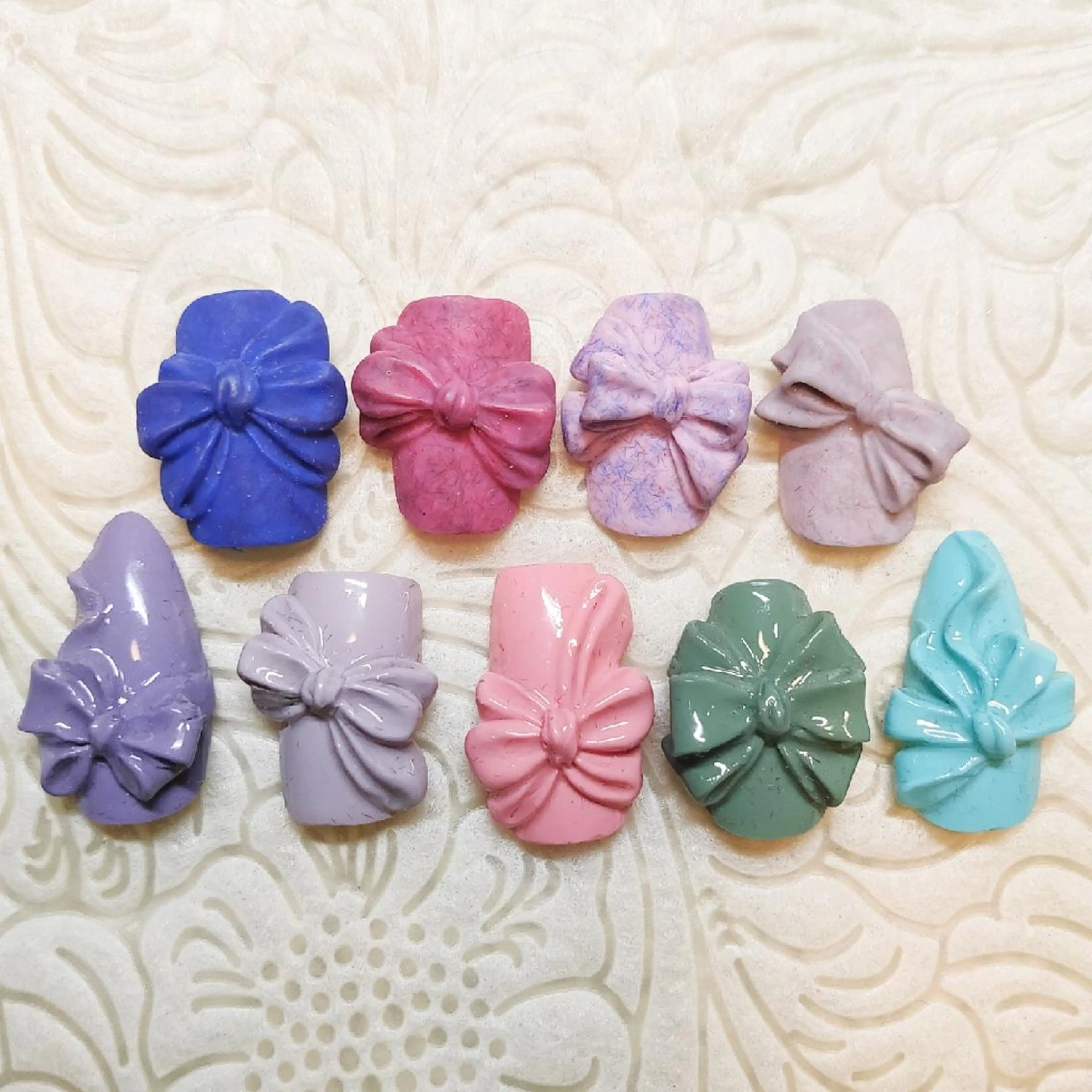 ネイル リボン private nailsalonのネイルデザイン