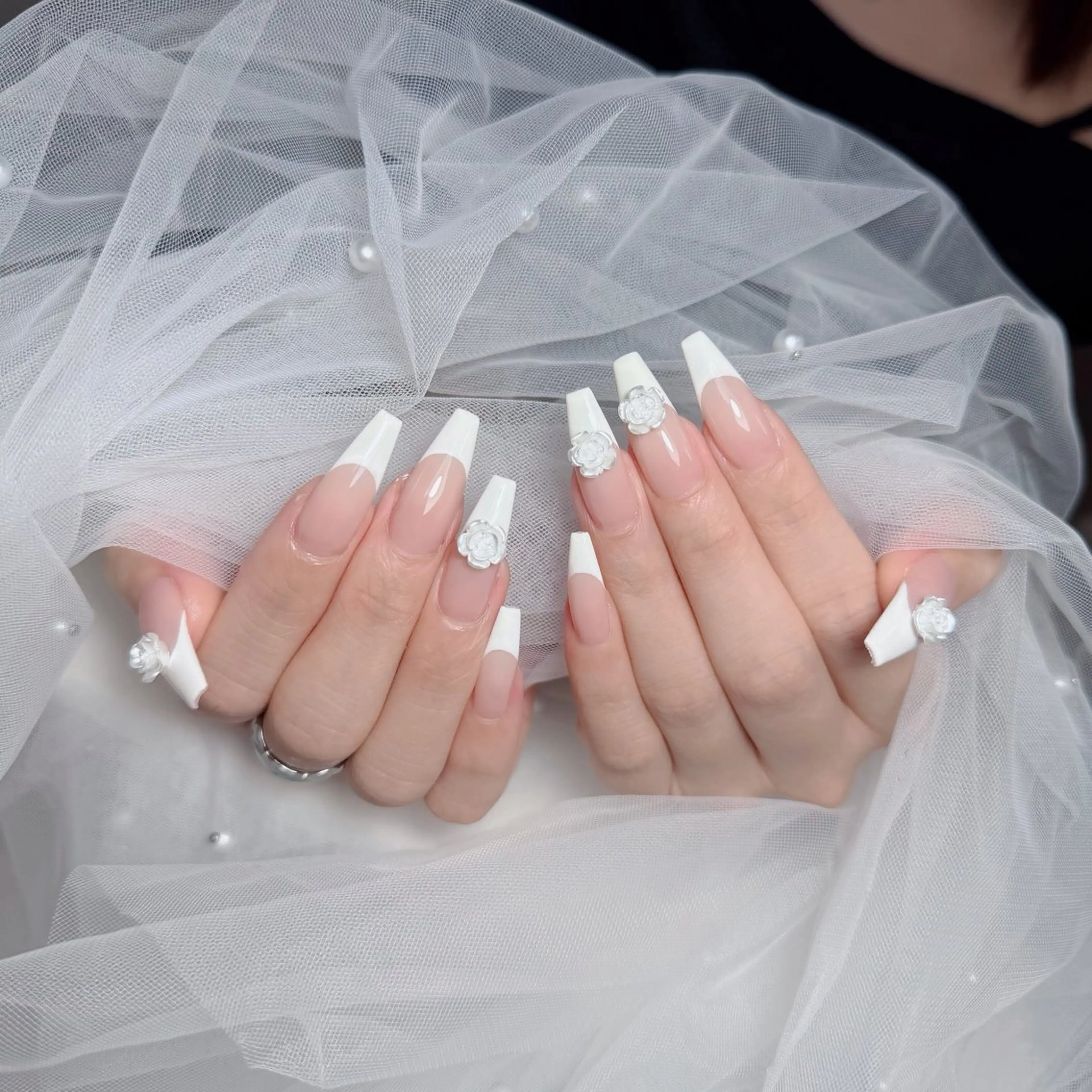 ネイル アートネイル フレンチネイル ジェルネイル 韓国ネイル マグネットネイル ハンドネイル Lenie Nail Okuboのネイルデザイン