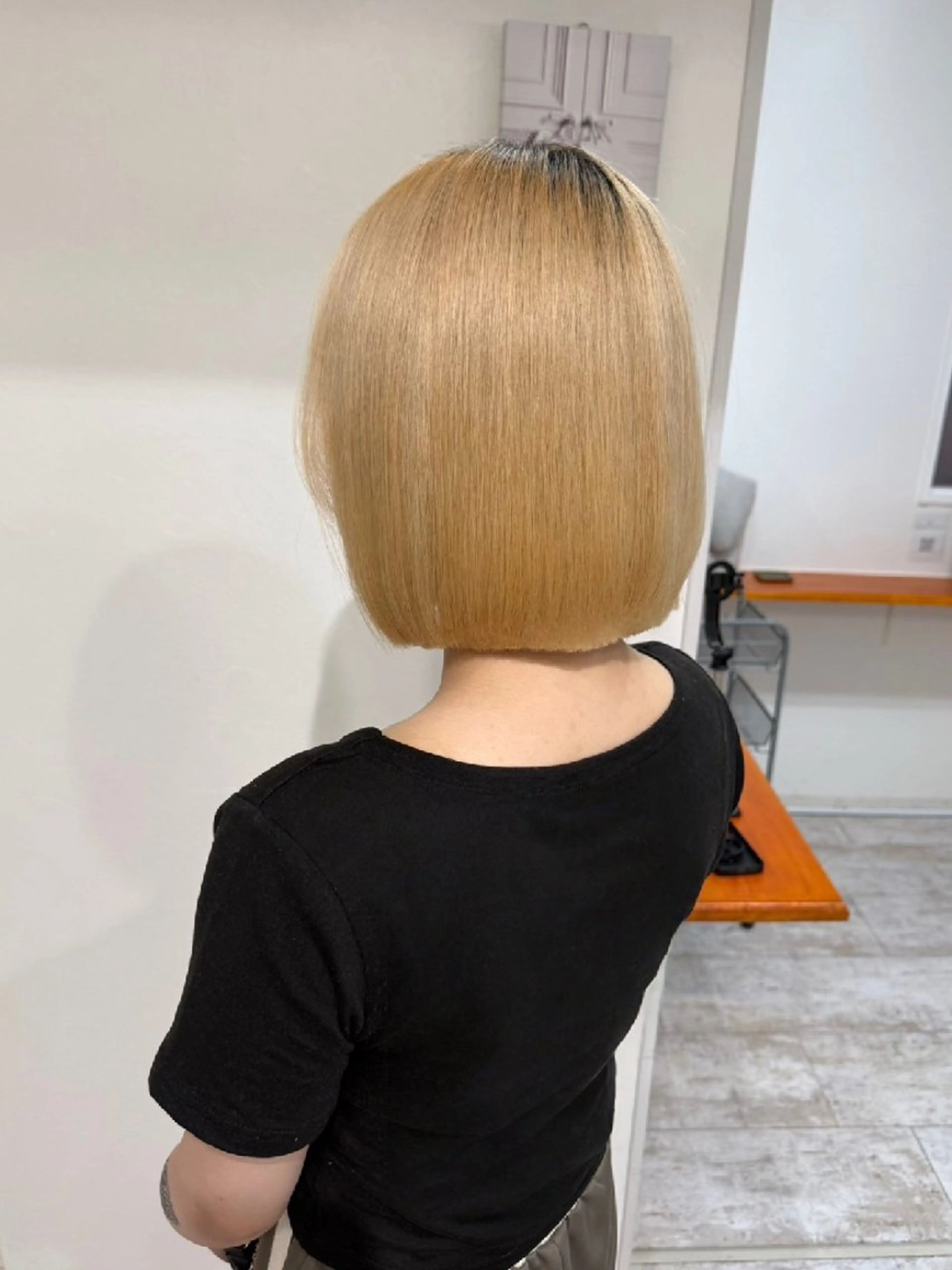 ミディアム カラー piLLon 心斎橋のヘアスタイル