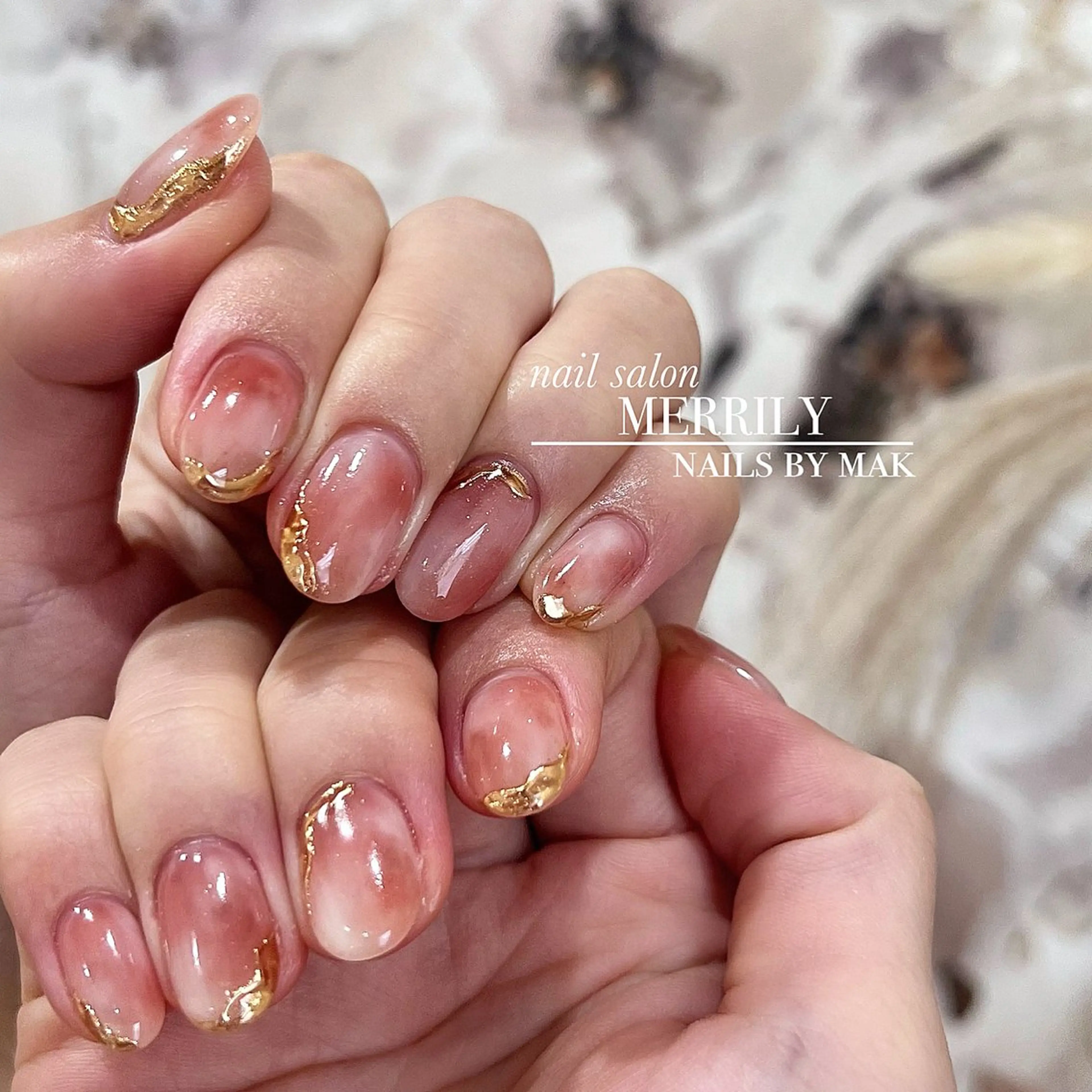 ネイル ニュアンスネイル ハンドネイル salon de Cheliのネイルデザイン