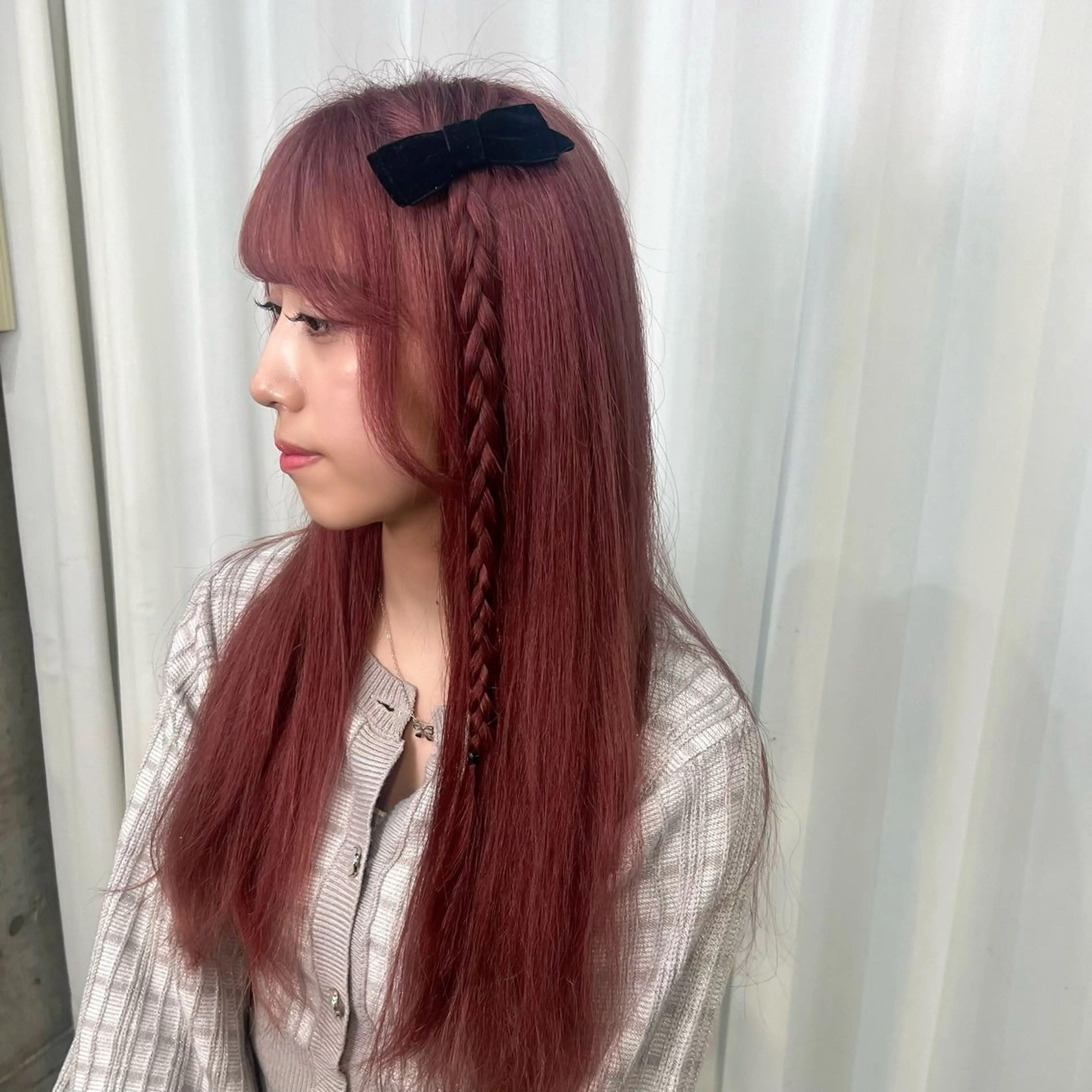 ロング カラー ピンクカラー ヘアカラー Ayaka🩰🎀 ガーリー/暖色♡のヘアスタイル