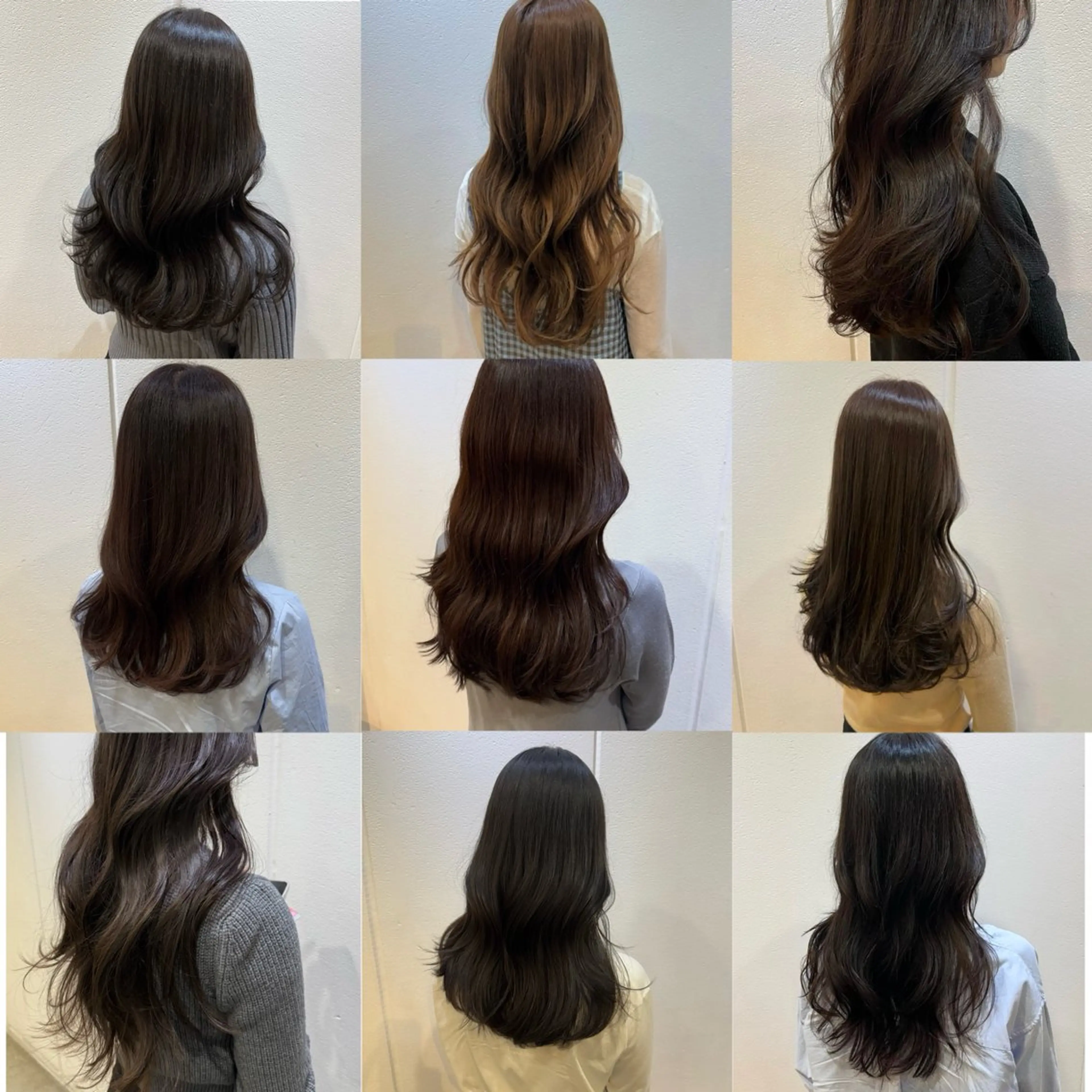 ロング カット ヘアカラー トリートメント Lolonois梅田 /Okazaki:)のヘアスタイル