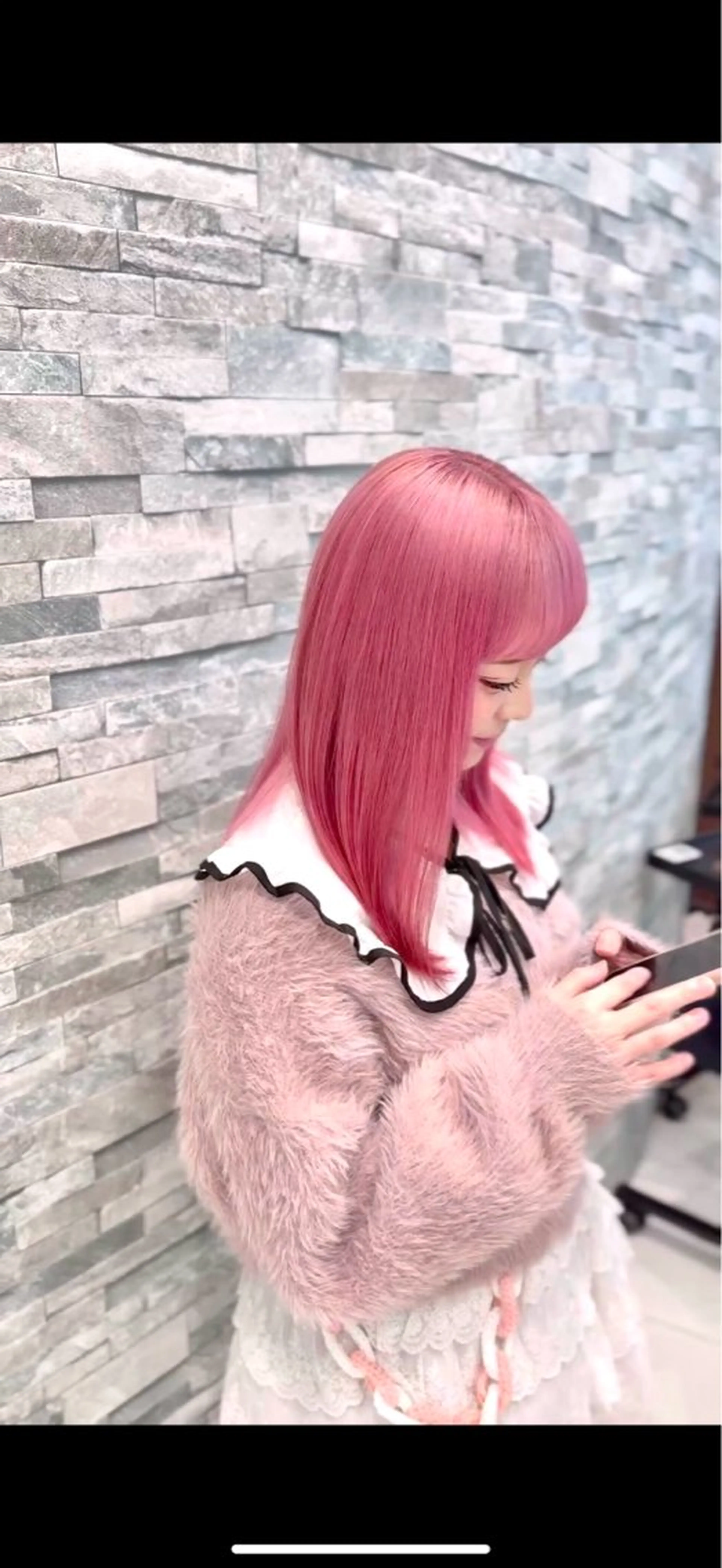 カラー ピンクカラー ヘアカラー ブリーチ特化/ 赤髪/ゆうしん🥀のヘアスタイル