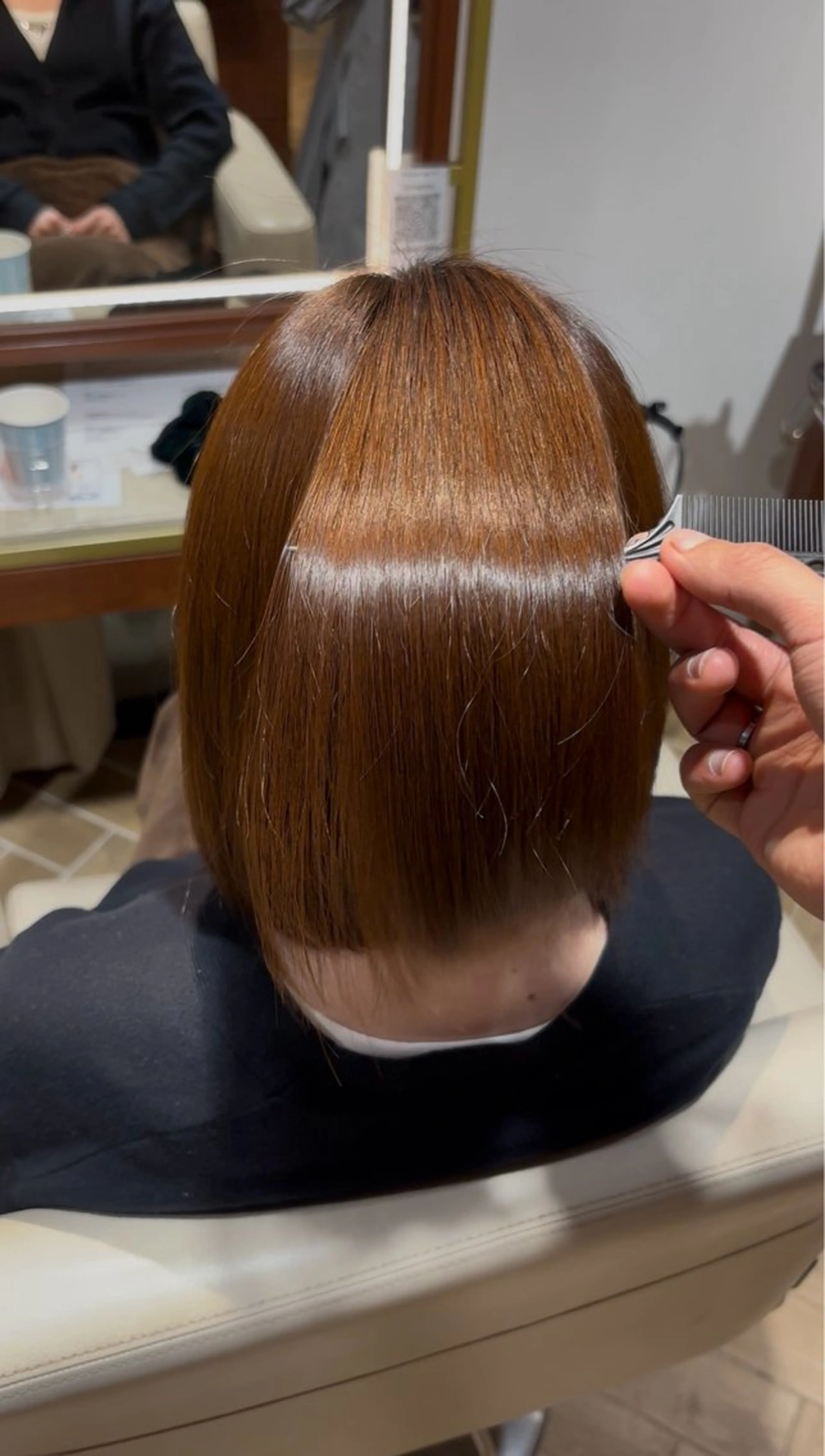 ショート 縮毛矯正 山中 あるのヘアスタイル