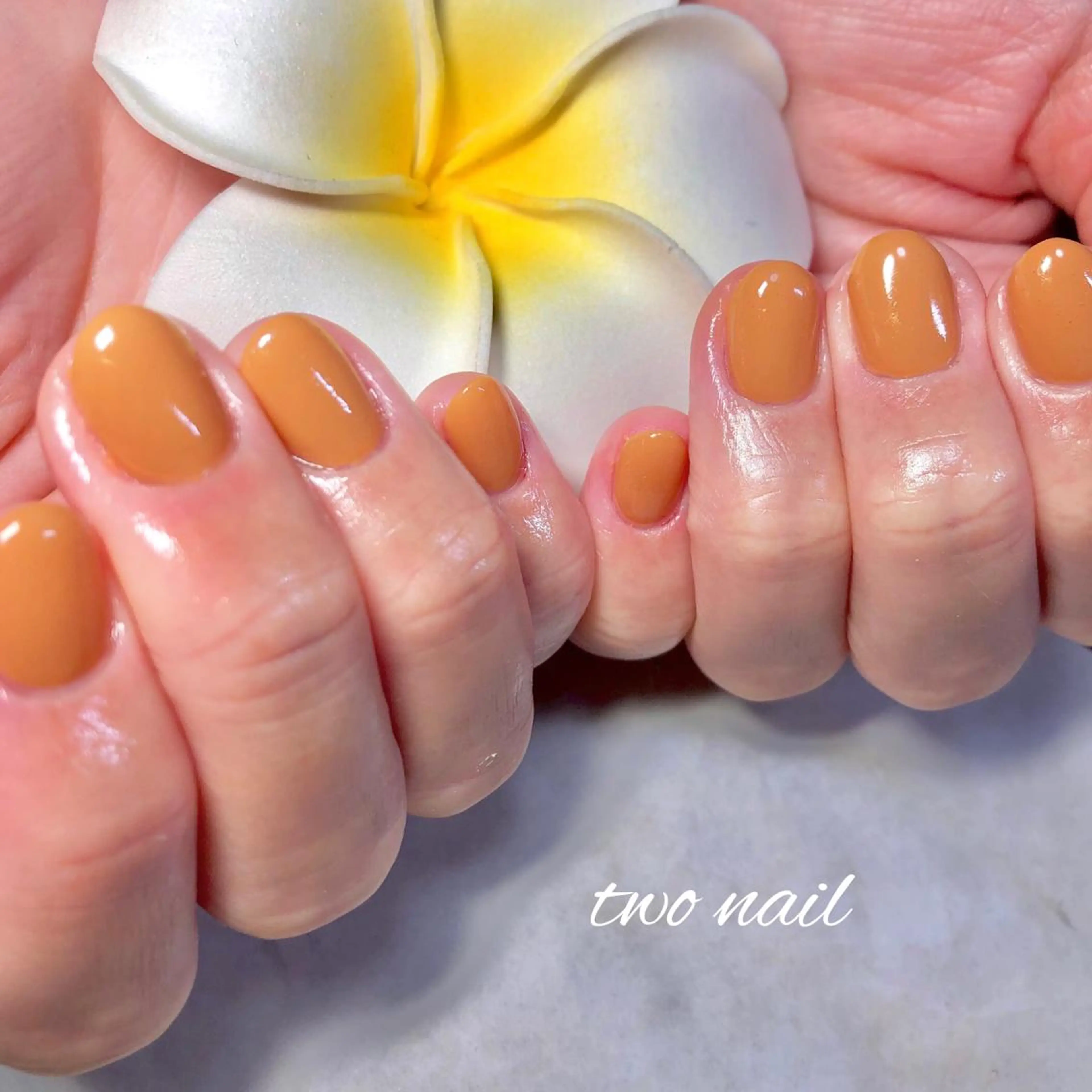 ネイル フットネイル ハート ハンドネイル two nailのネイルデザイン