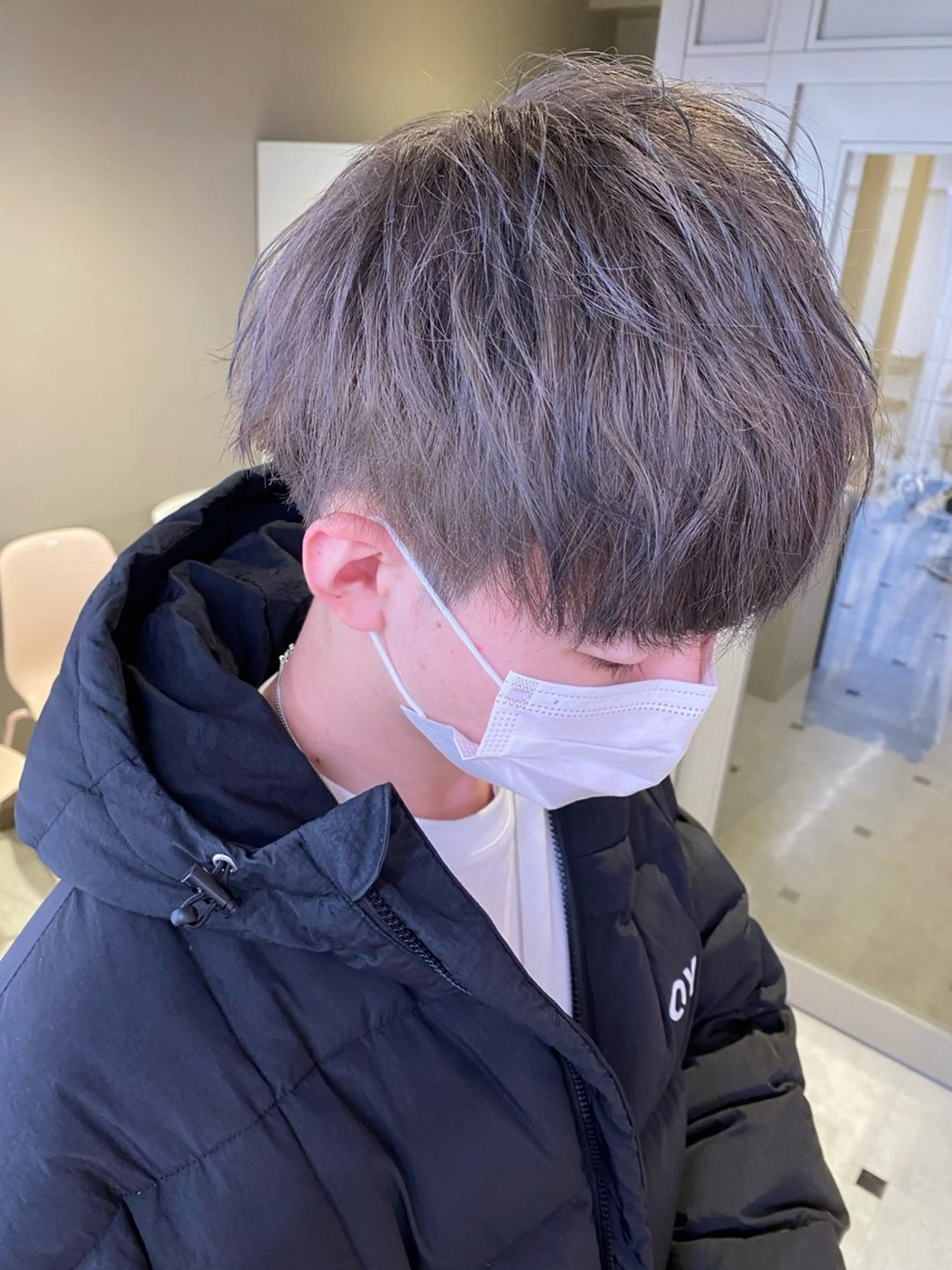 カラー メンズ レイヤーダブルカラー KYONのヘアスタイル