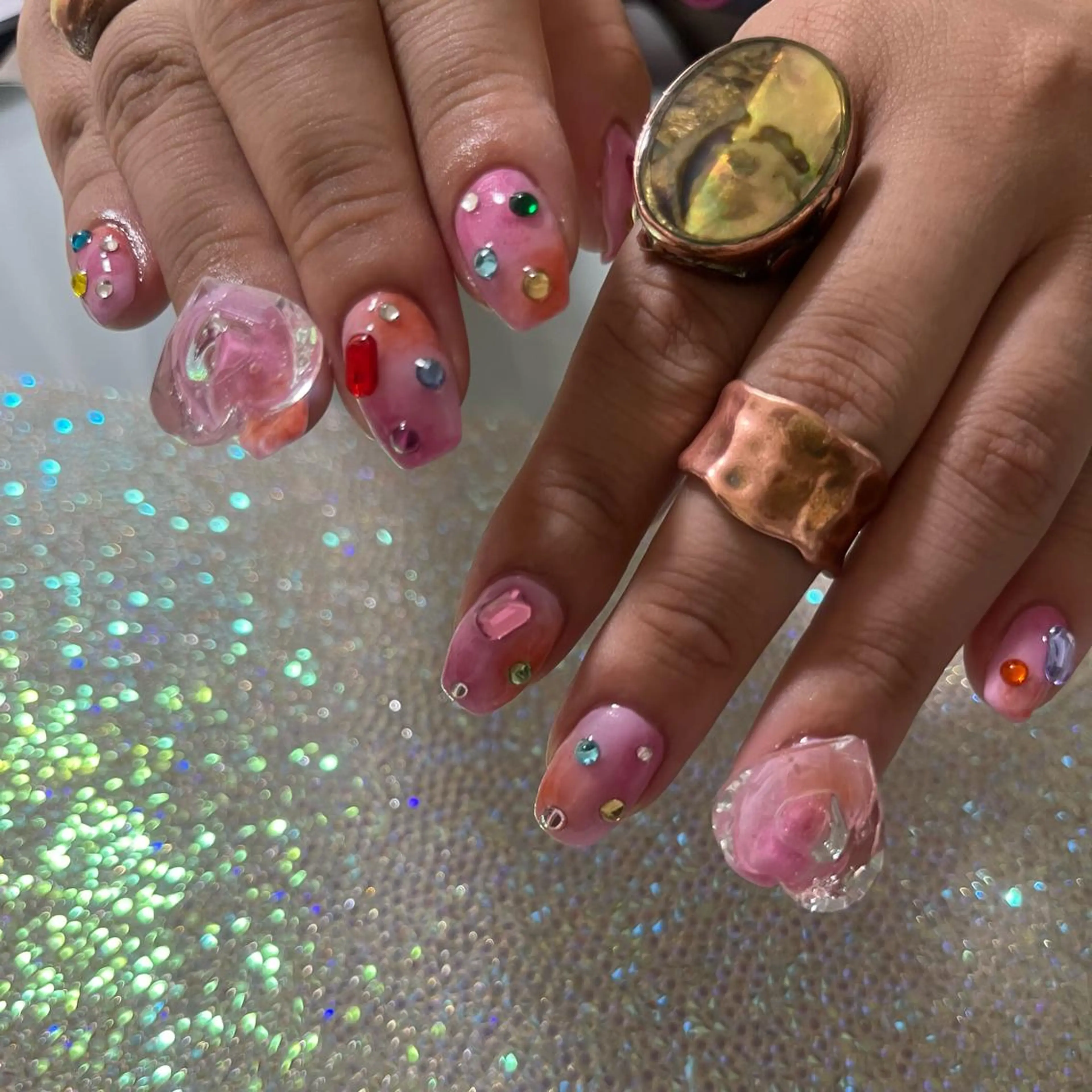 ネイル 持ち込み le'a moe KONAMIのネイルデザイン