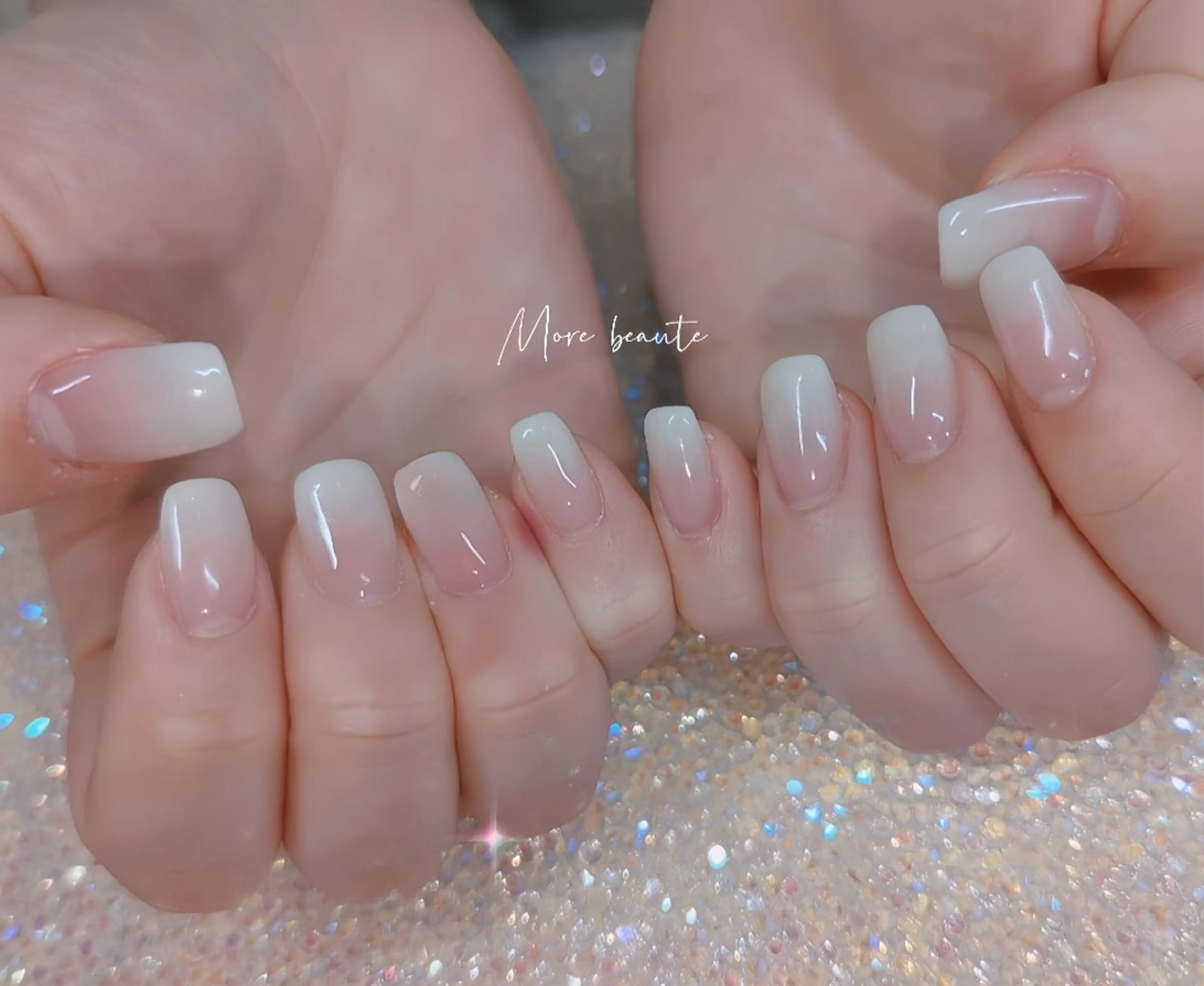 ネイル アートネイル ジェルネイル ハート 韓国ネイル マグネットネイル ハンドネイル I LOVE ME NAIL.｡.:*♡のネイルデザイン