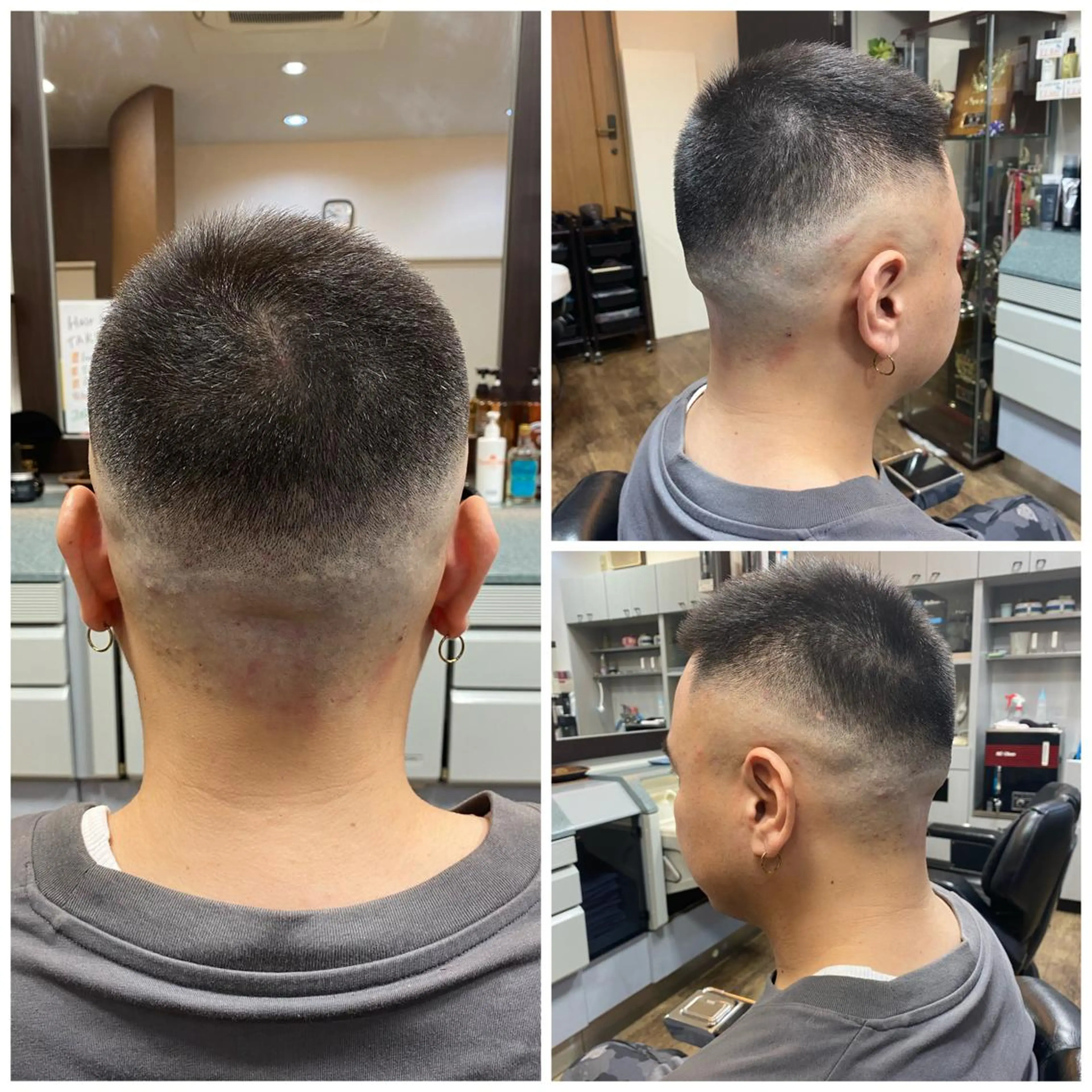 ショート メンズ フェードカット カット 馬場 三奈実のその他イメージ