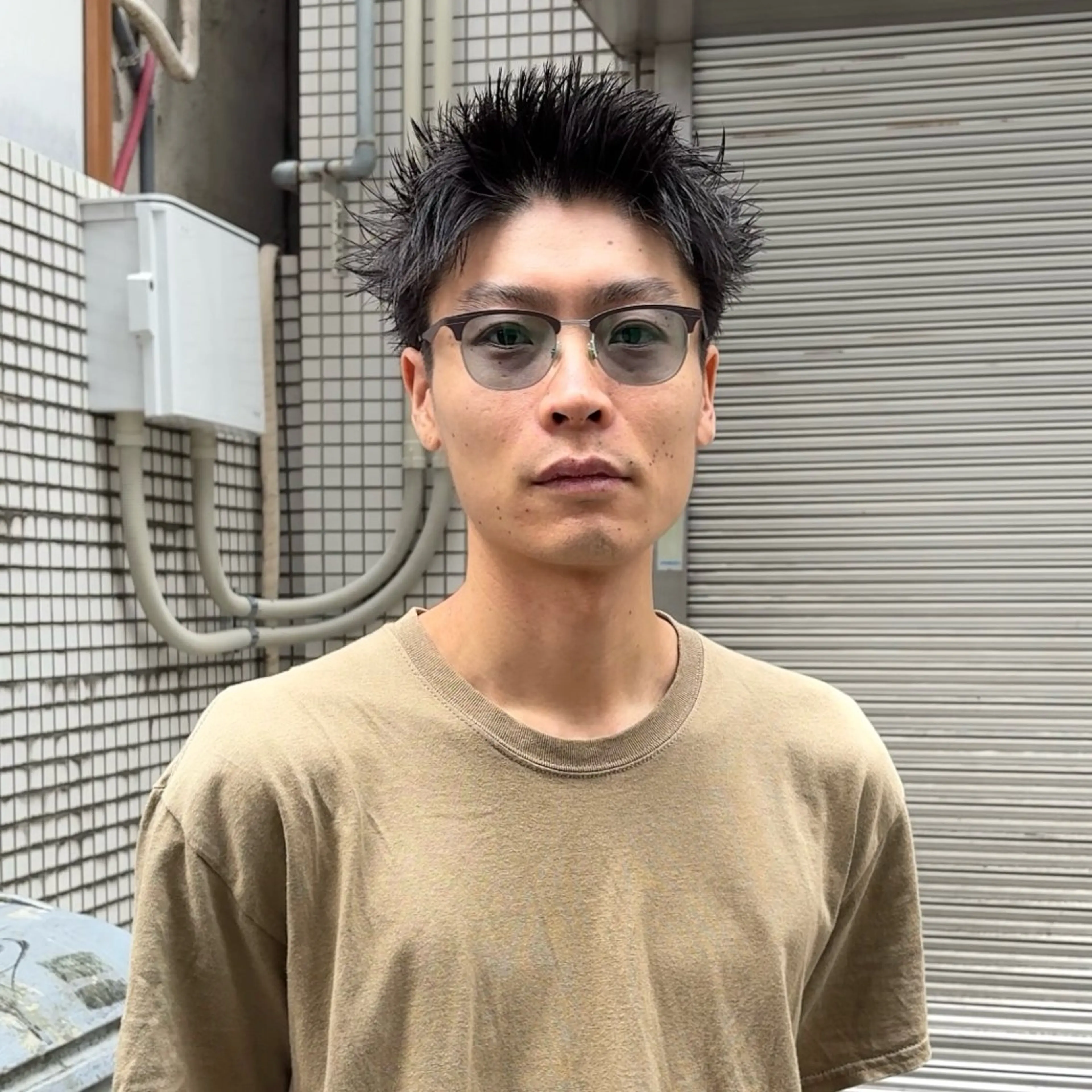 ショート メンズ 小岩 隆樹のヘアスタイル