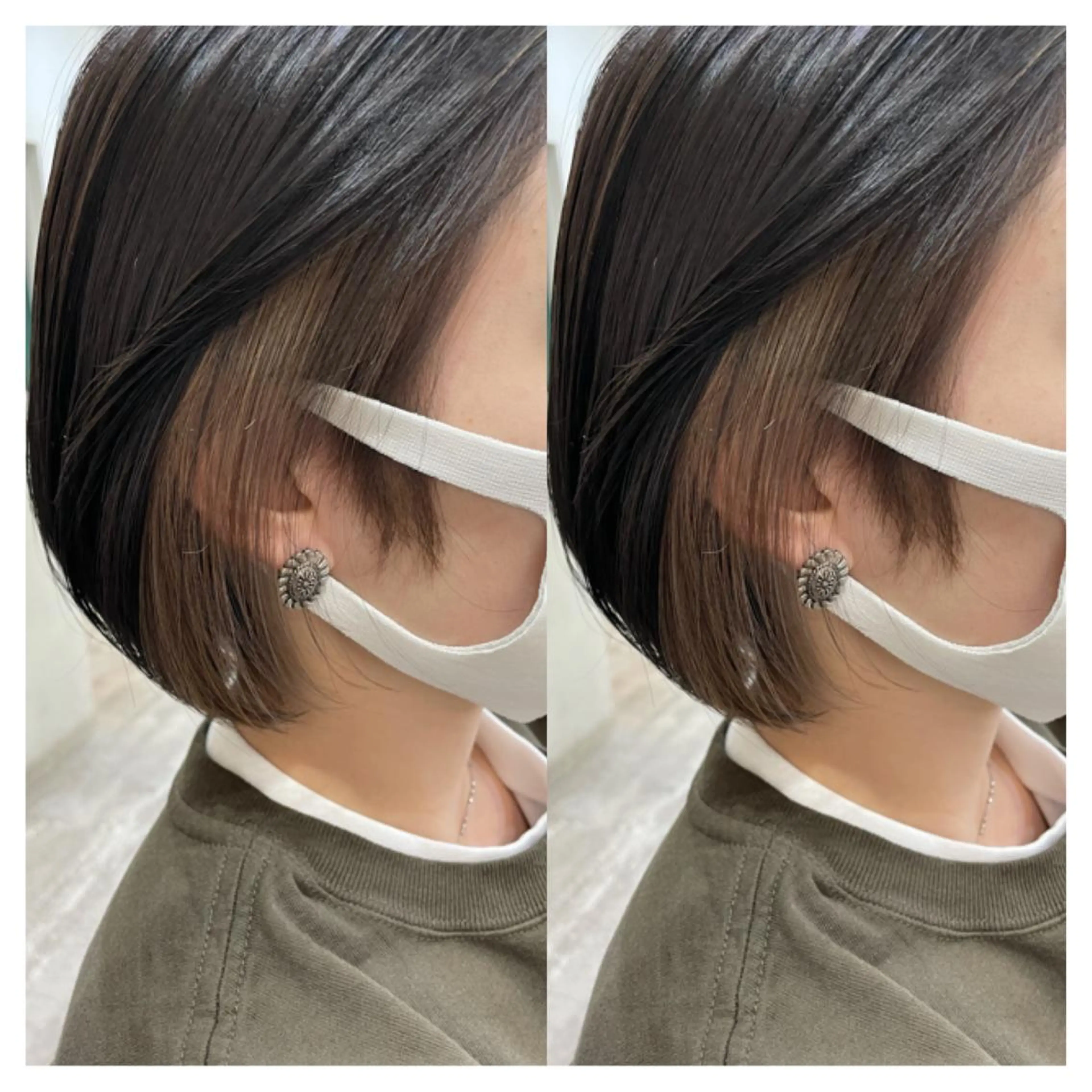 ショート カラー カット ヘアカラー トリートメント 村山 茉衣のヘアスタイル