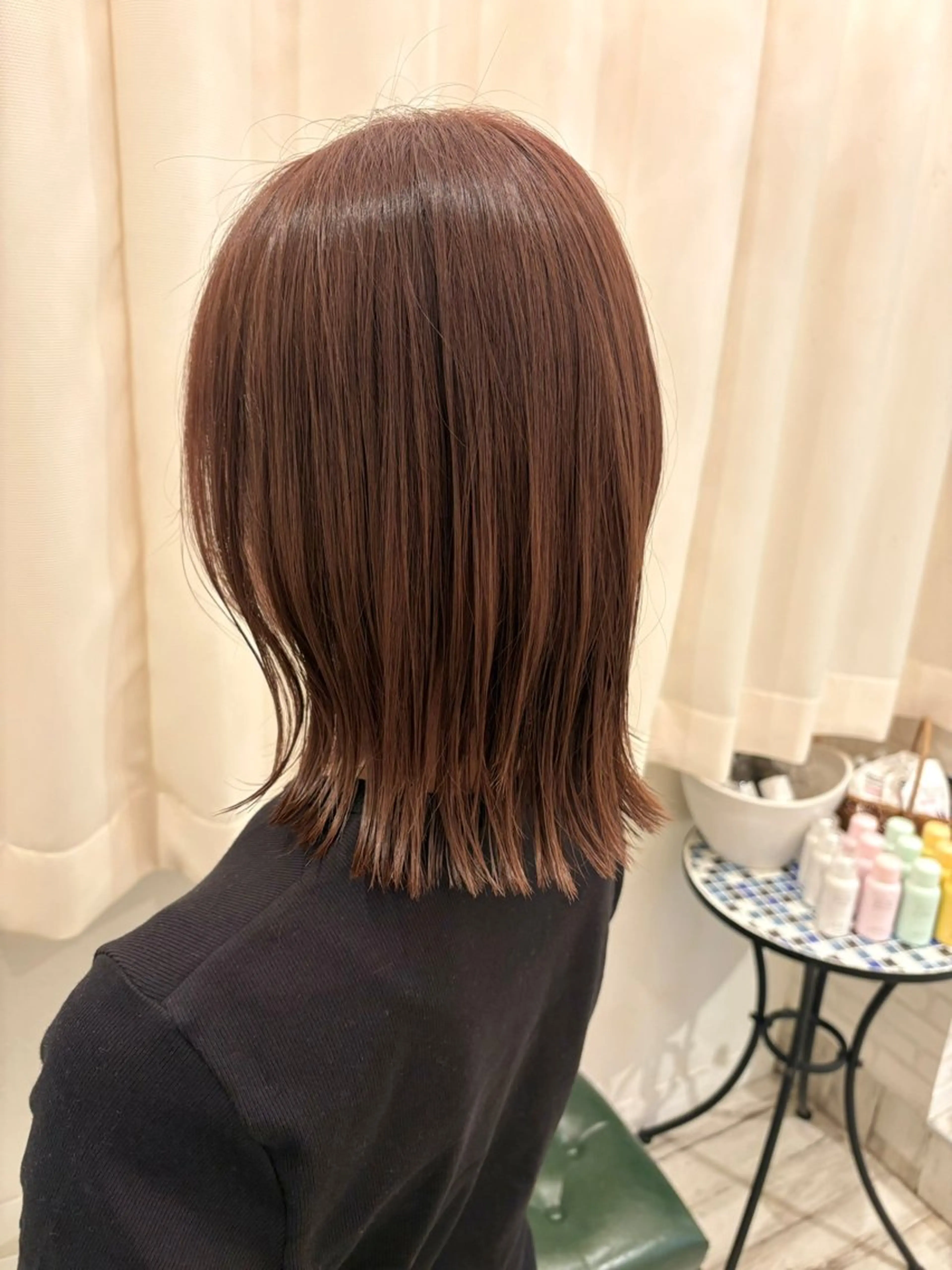 ミディアム カラー ベージュカラー 透明感カラー カット ヘアカラー トリートメント 透明感/韓国風 HIRARIのヘアスタイル