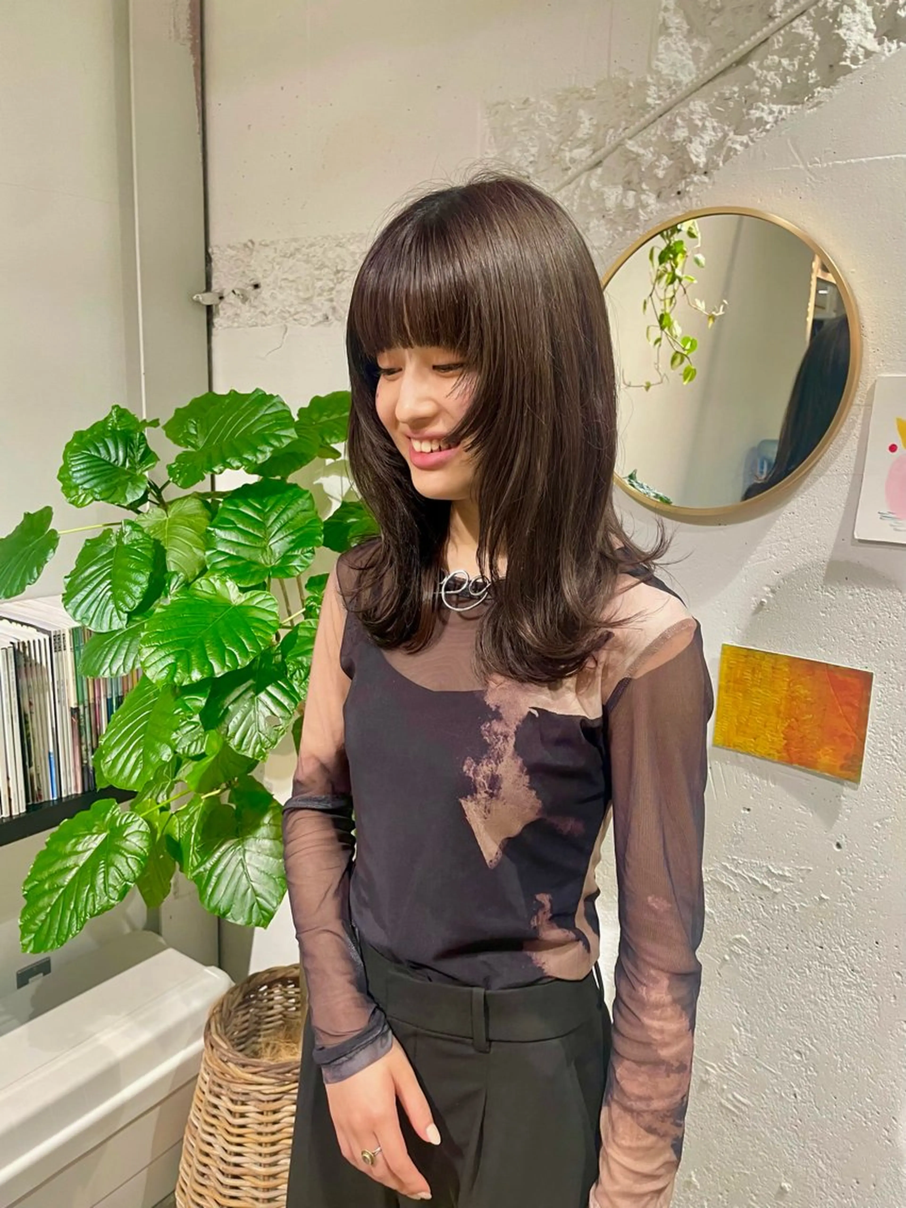 ロング カラー naho✂︎bob/ layerのヘアスタイル