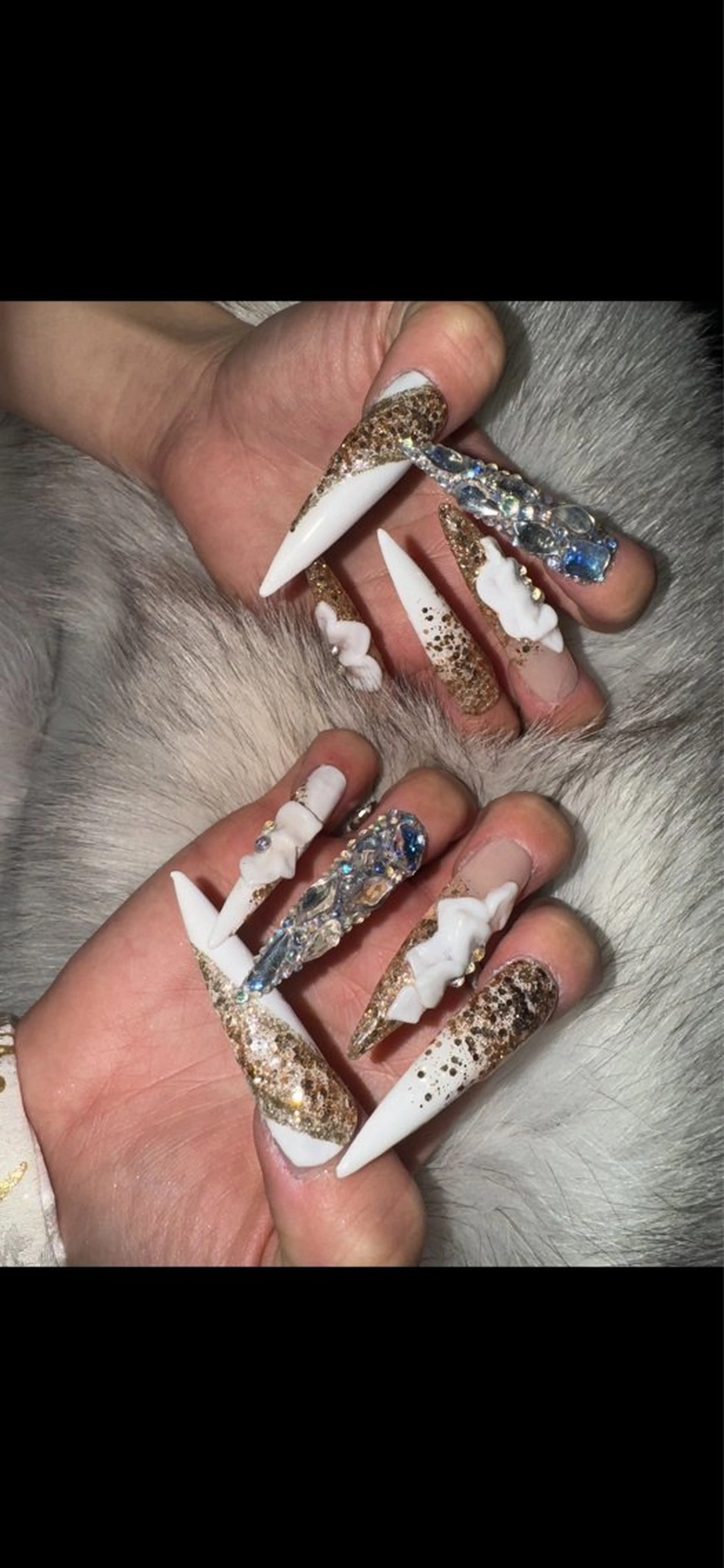 ネイル 成人式 持ち込み ネイリスト MOMOKAのネイルデザイン