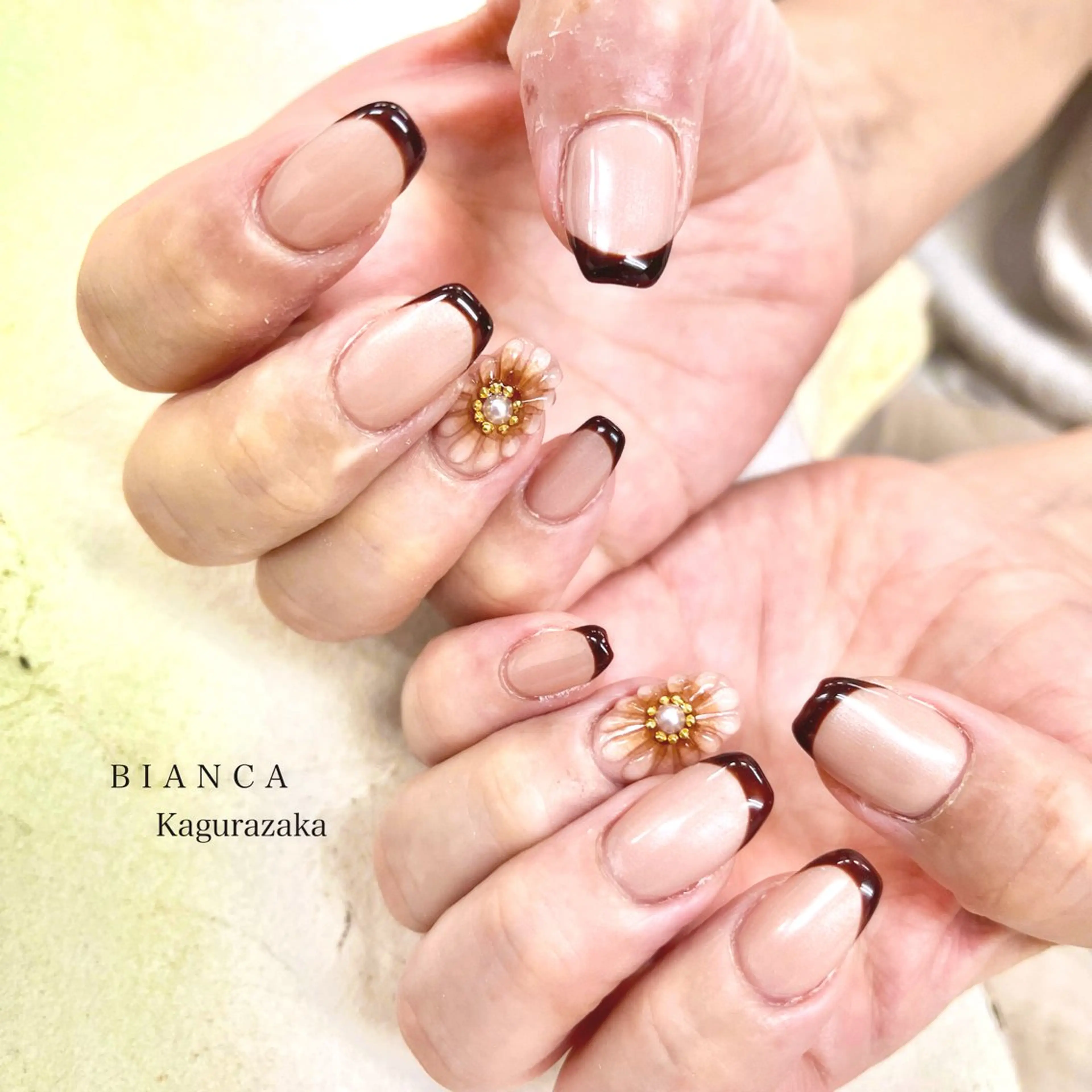 ネイル ハンドネイル ハンドケア BIANCA Ouchidaのネイルデザイン