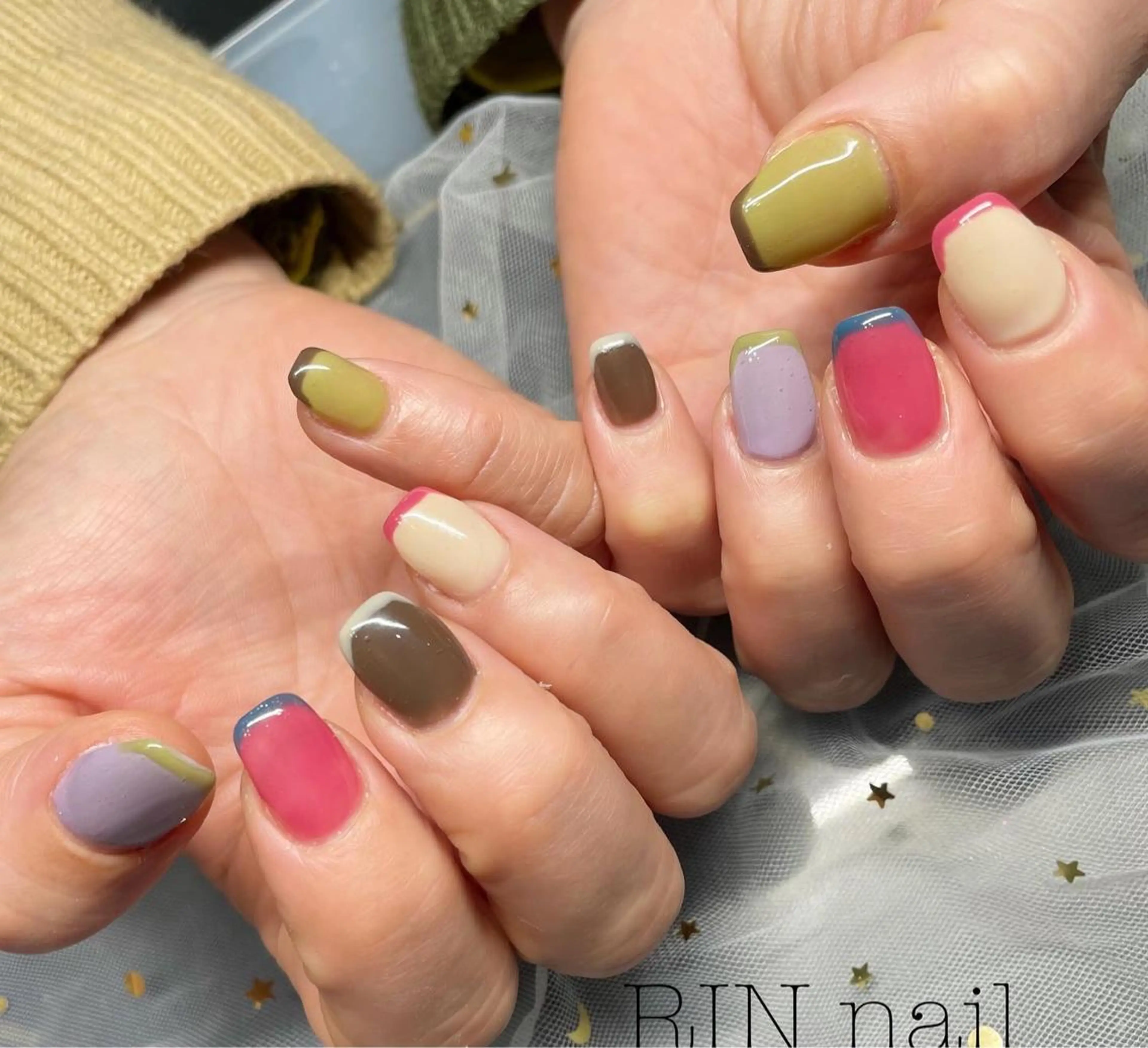 ネイル ハンドネイル ハンドケア RIN HOMEnailのネイルデザイン