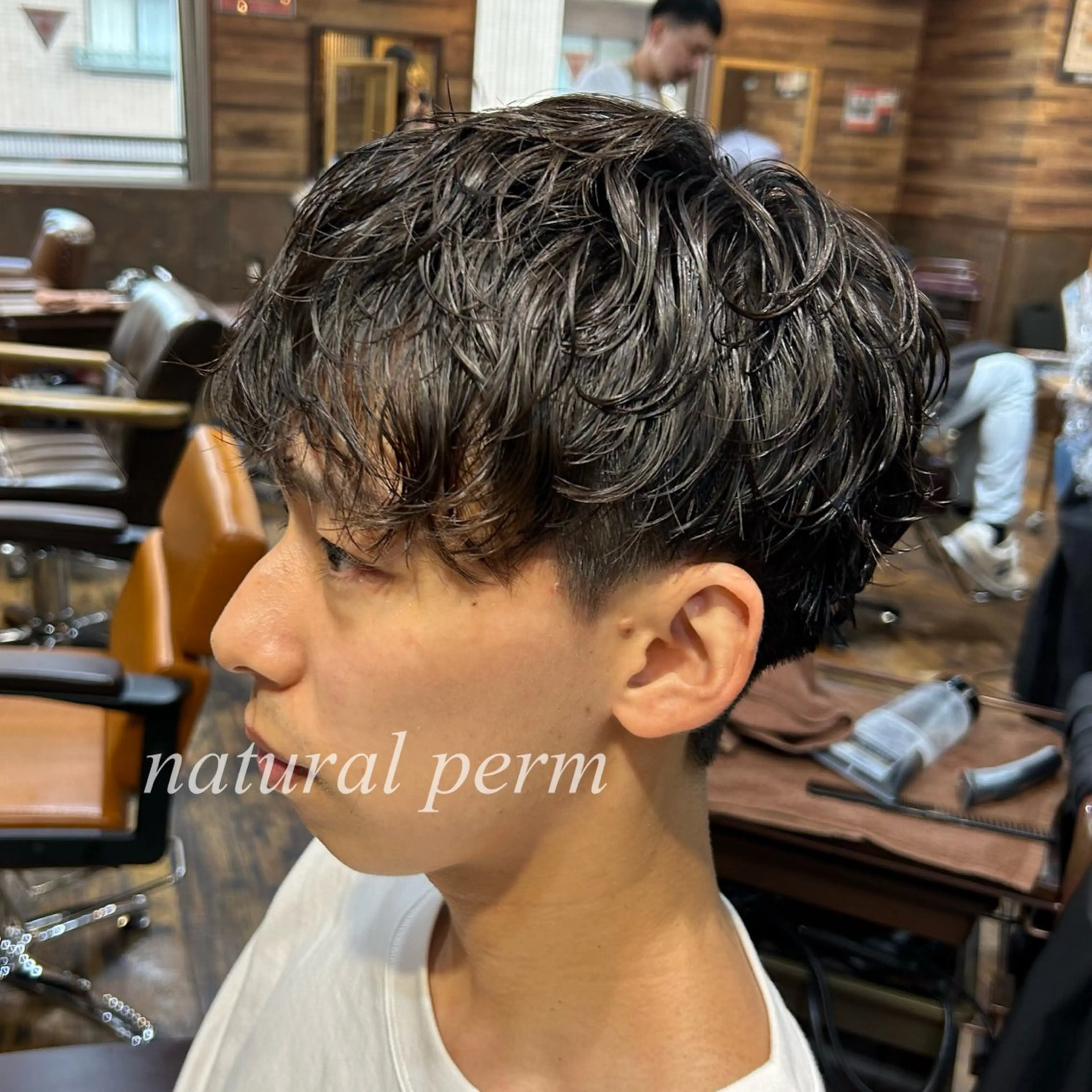 ショート パーマ メンズ ツイスパ/メンズ特化 🦋𝑺𝑶𝑵𝑬のヘアスタイル