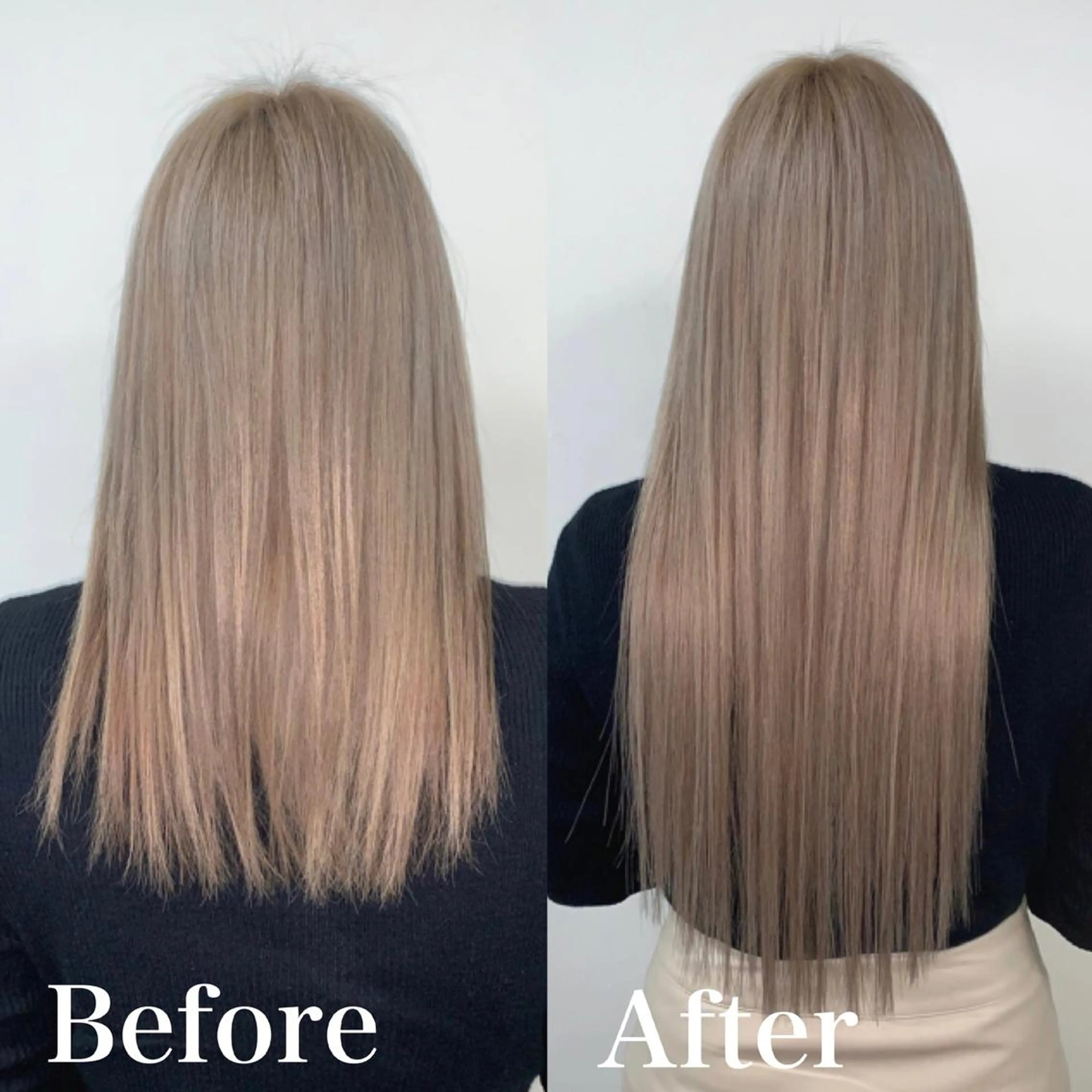 ロング シールエクステ ボブ くびれヘア エクステ 顔まわりレイヤー ヘアカラー 渋谷🤍ブリーチの神 🤍Yudaiのヘアスタイル