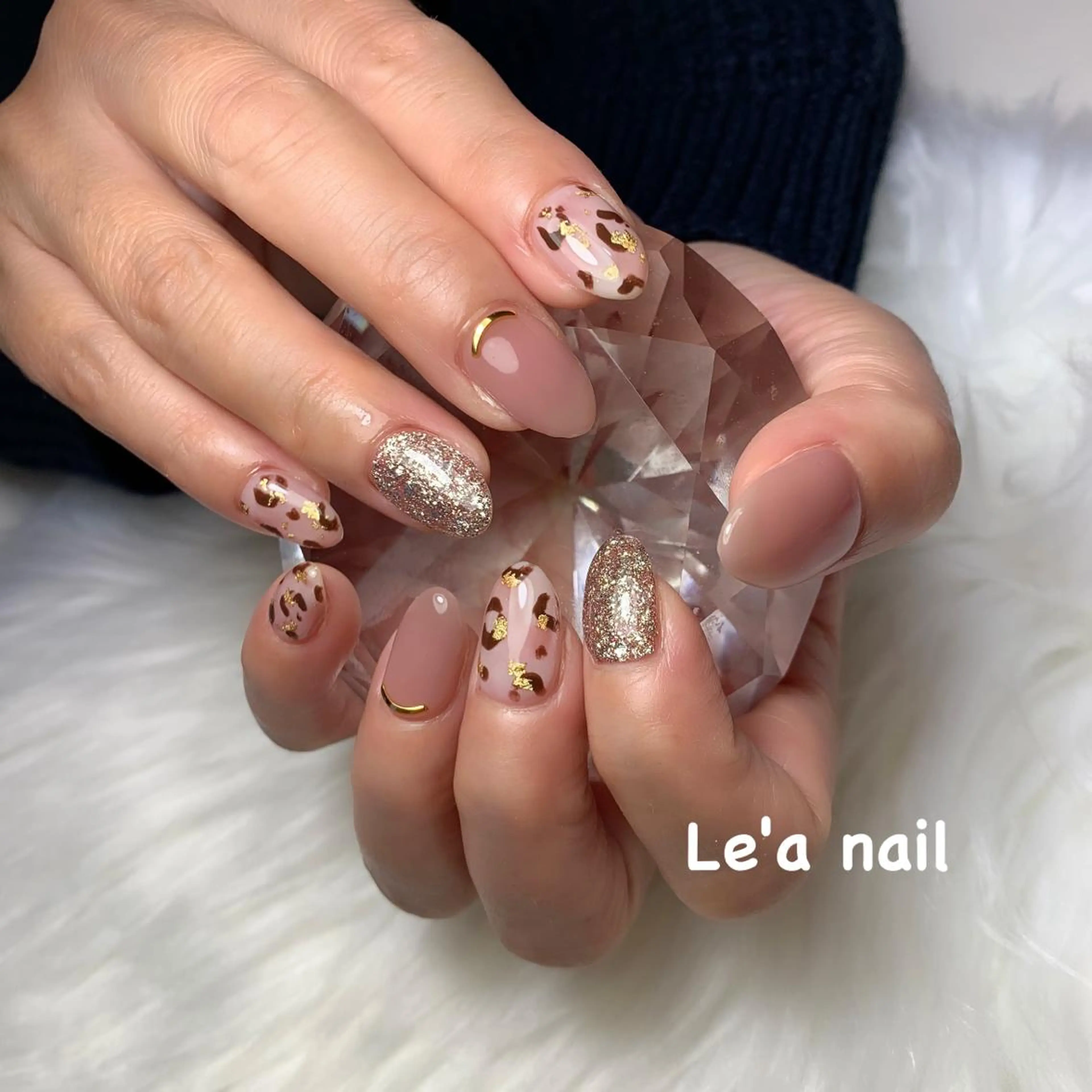 ネイル アニマル柄 'mm  (ミリ) ＭＡＮＡＭＩのネイルデザイン