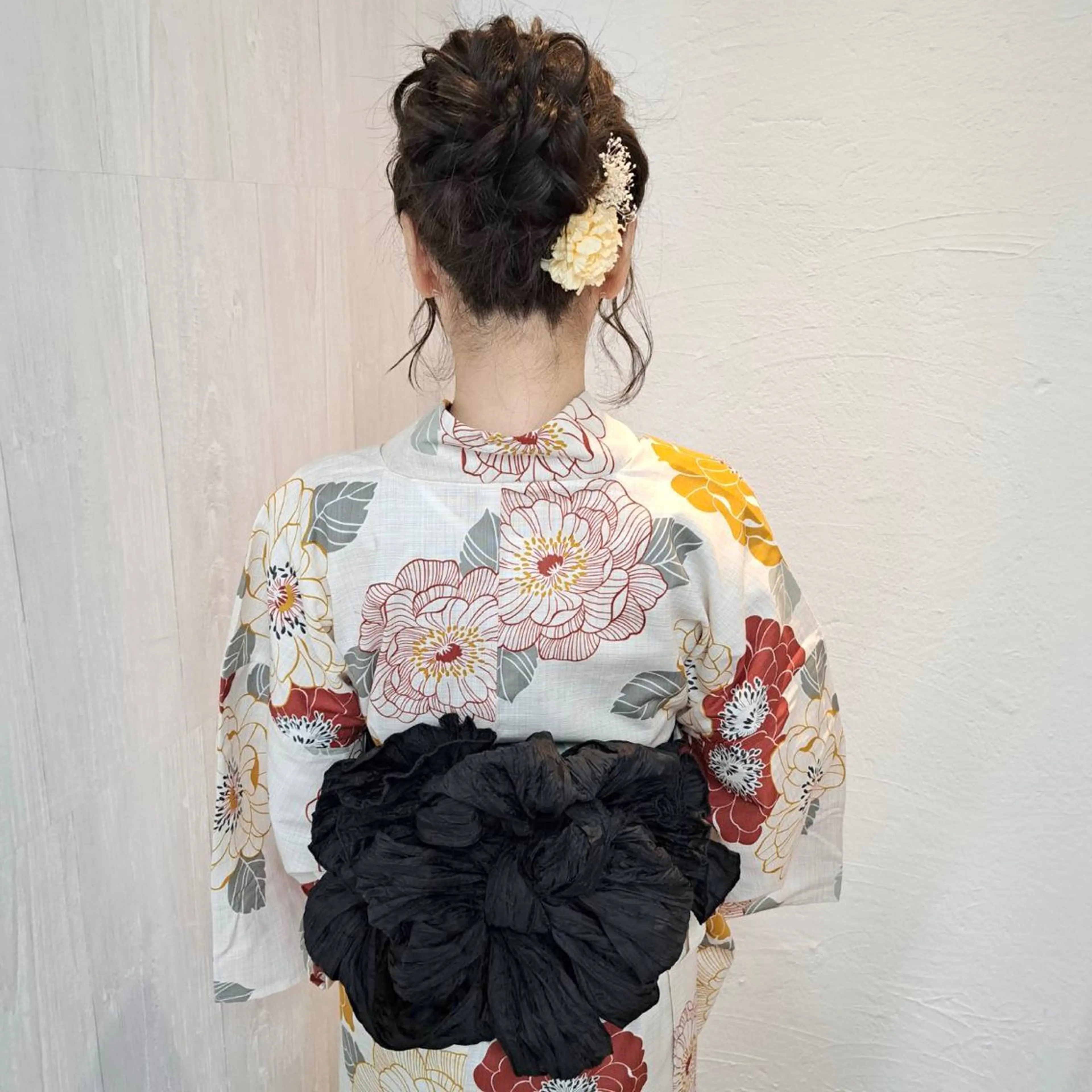 ヘアアレンジ 浴衣 着付け GLOSS 心斎橋 山上のヘアスタイル