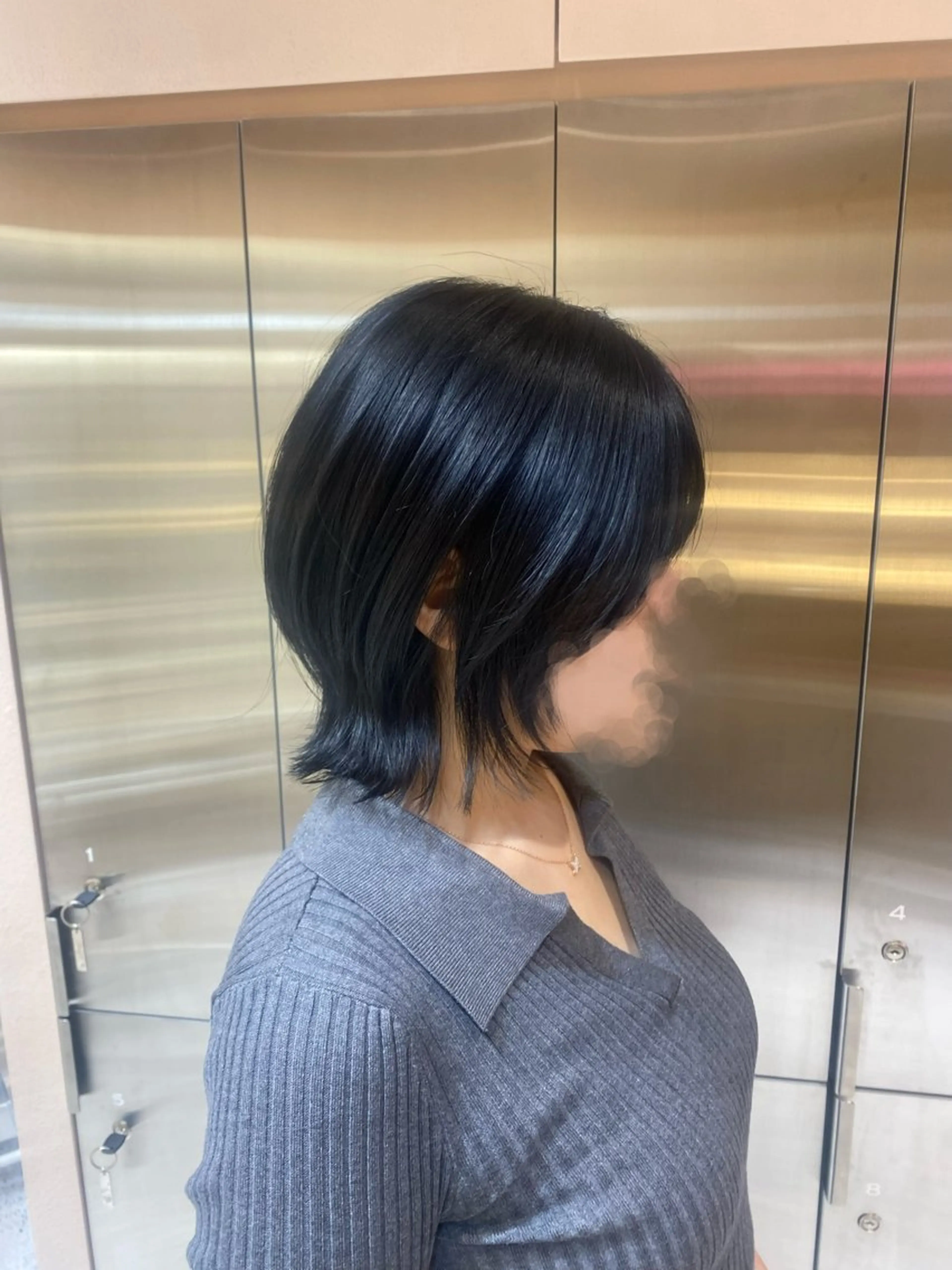 ショート ボブレイヤー ボブ くびれヘア レイヤーカット ⟡韓国ショート/艶髪 /新宿🌙Yuukaのヘアスタイル