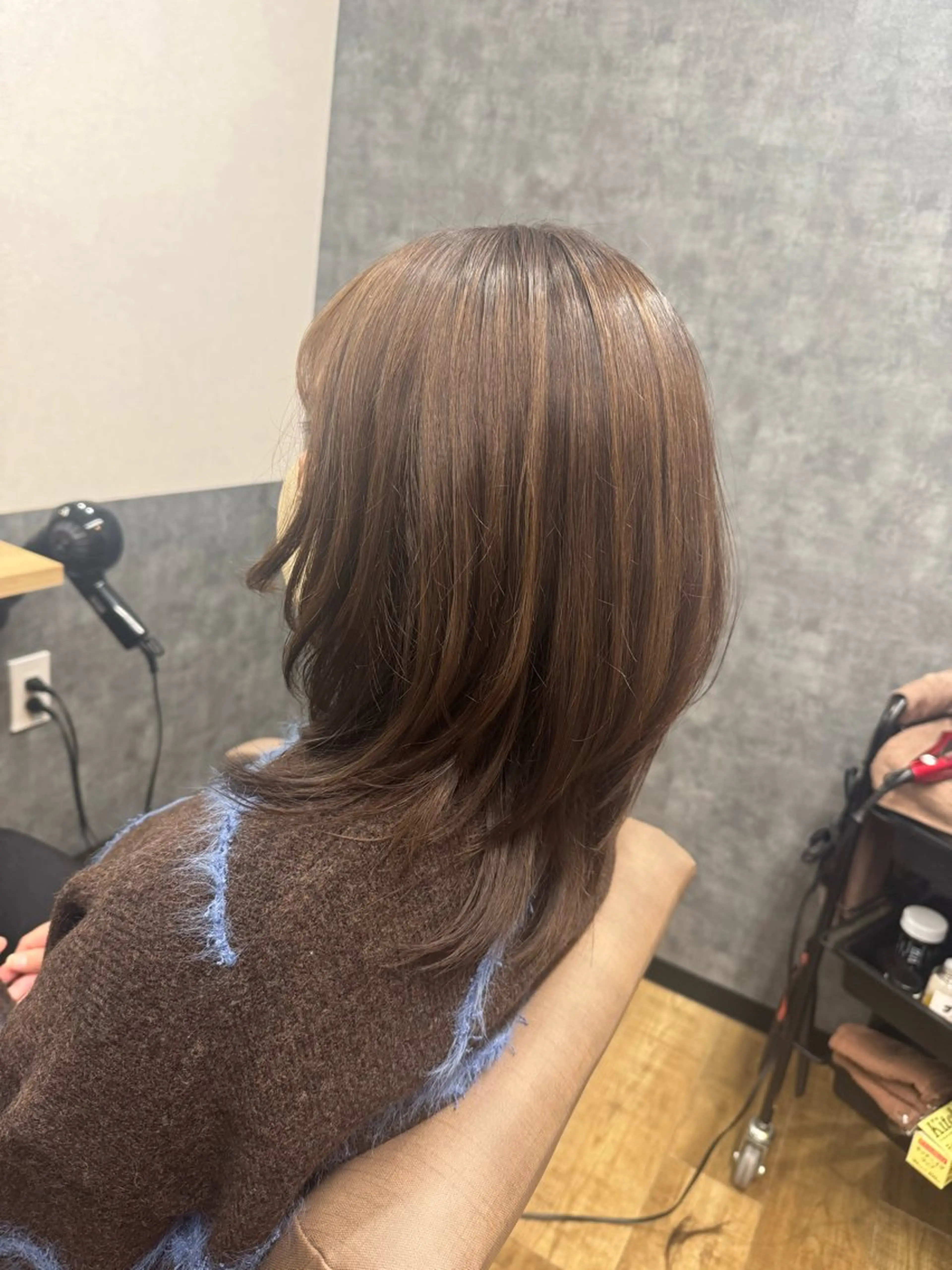 ミディアム カラー アッシュ reeed konnoのヘアスタイル