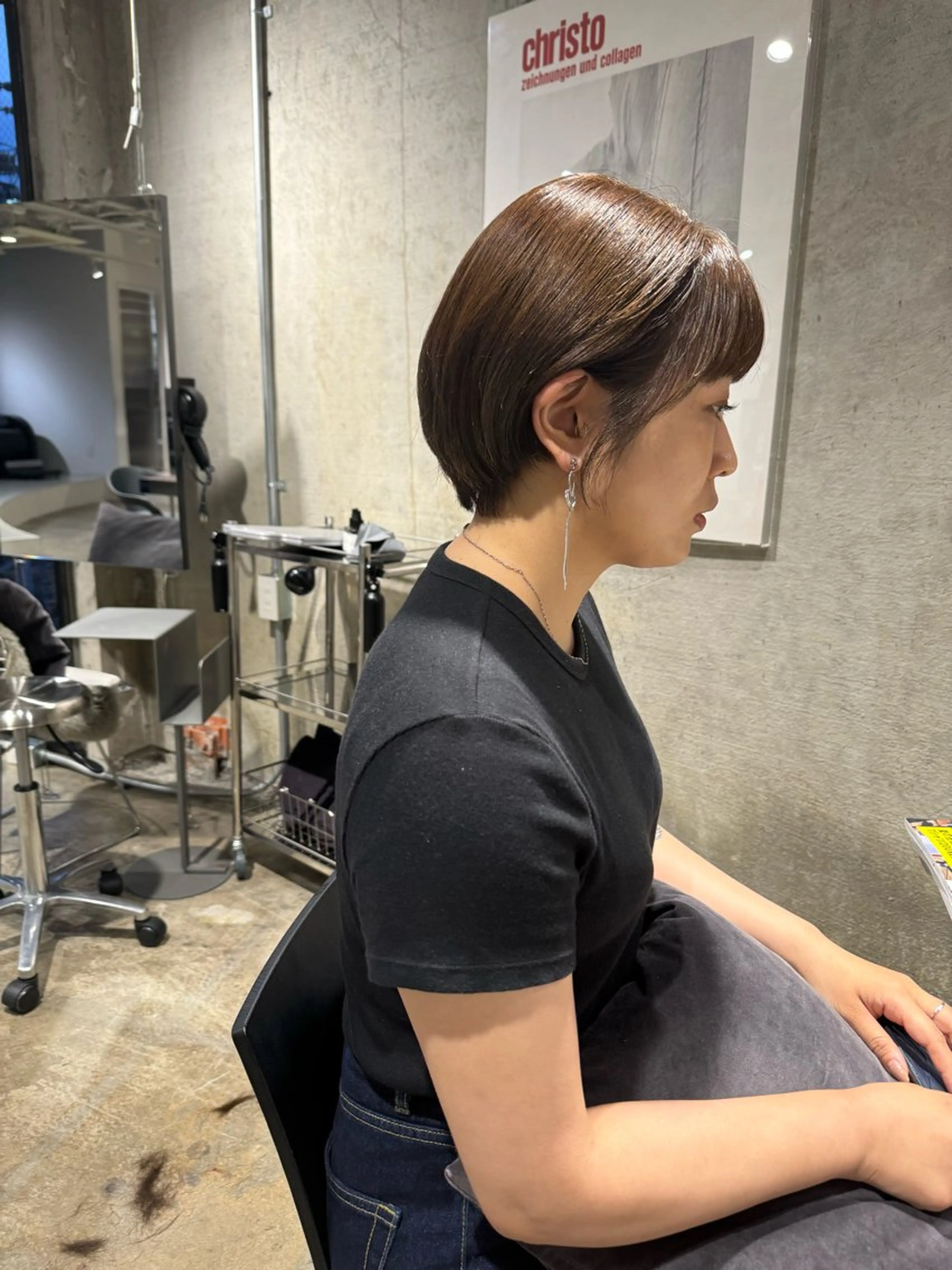 ショート ショートヘア カット ヘアカラー トリートメント 大迫 江梨のヘアスタイル