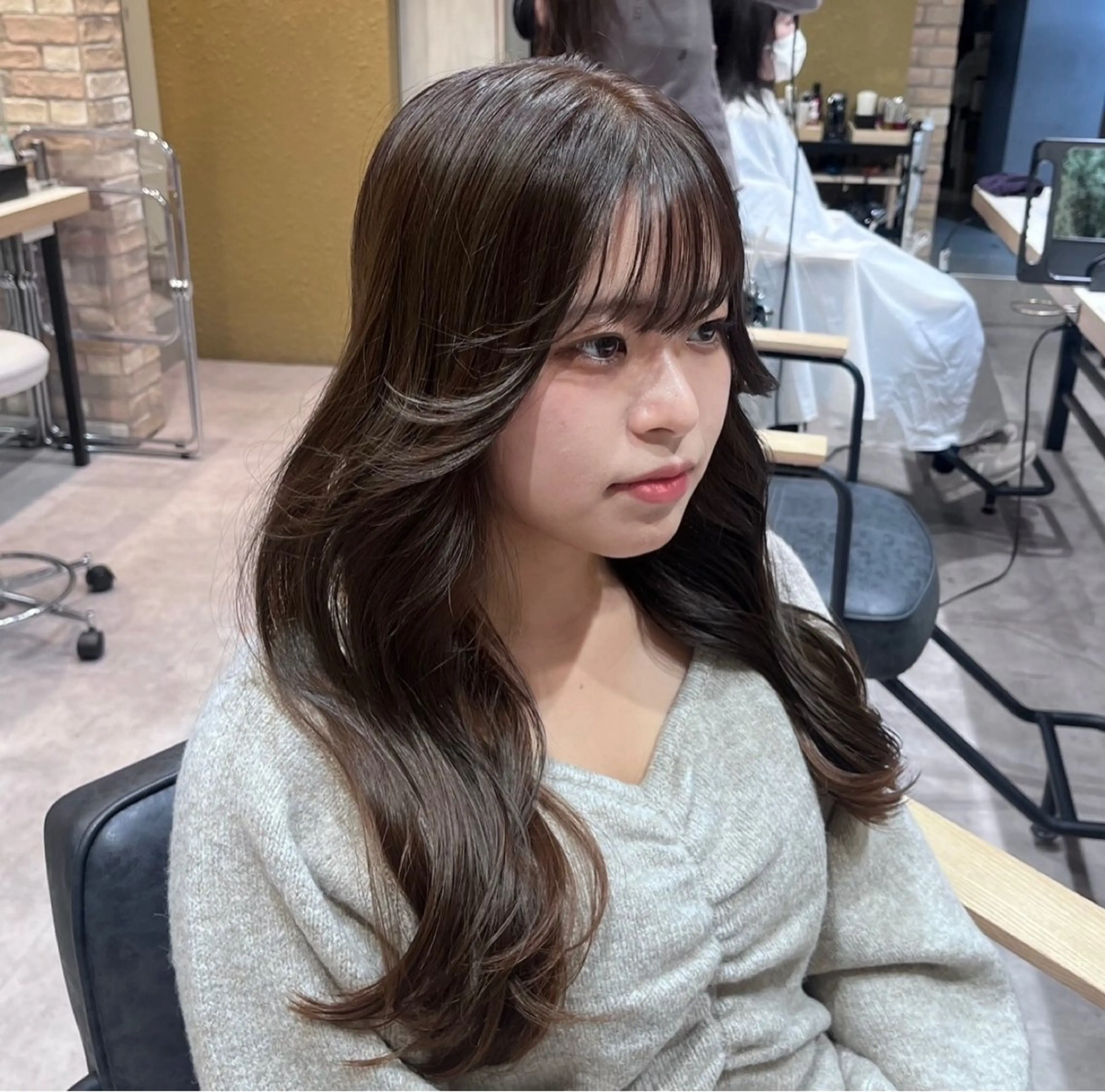 ロング カラー カット ヘアカラー 🩶レイナ🩶 color/nailのヘアスタイル