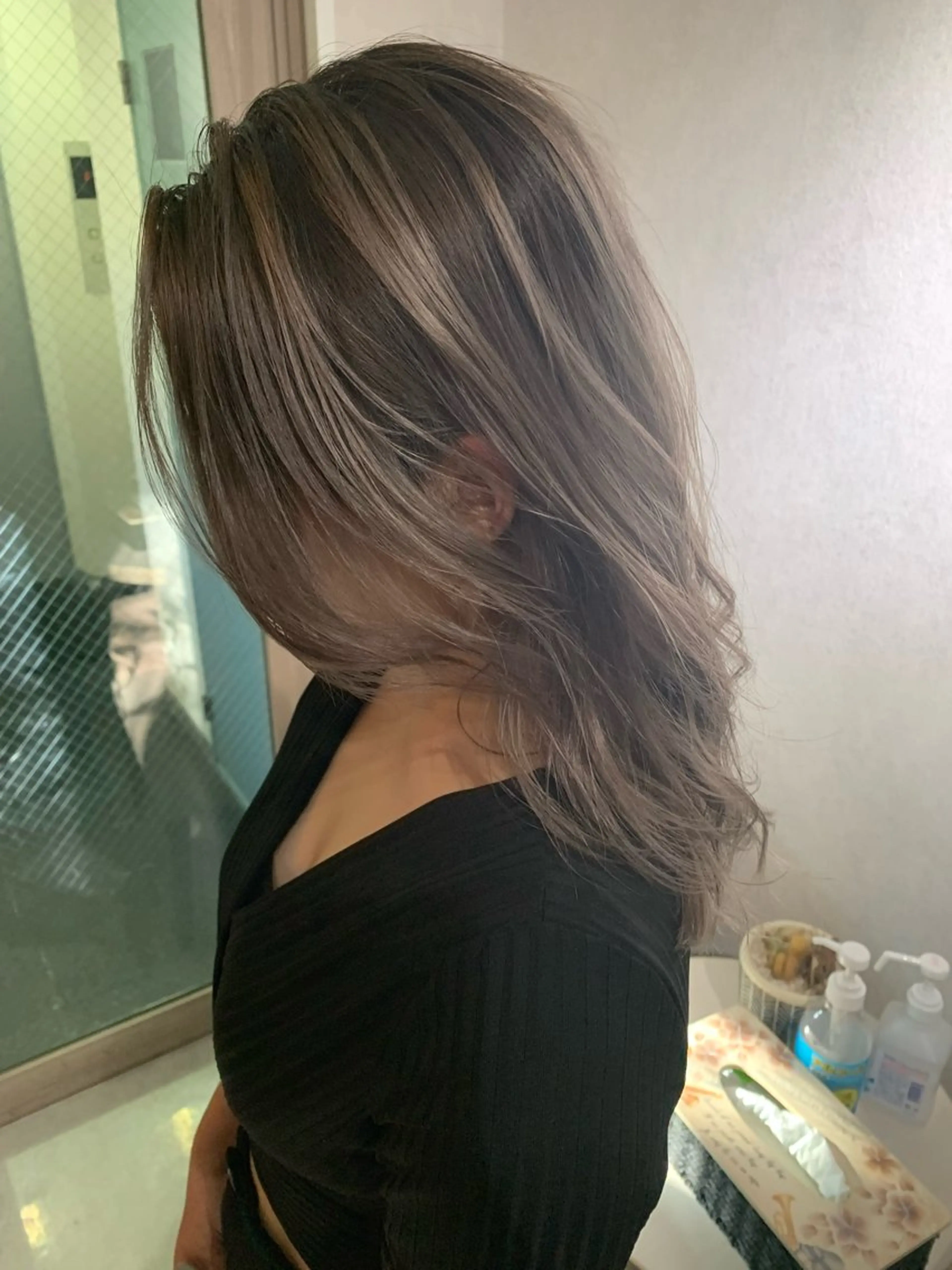 セミロング ヘアカラー トリートメント カラーなら川嶋宏旭✨ salonLEPIAのヘアスタイル