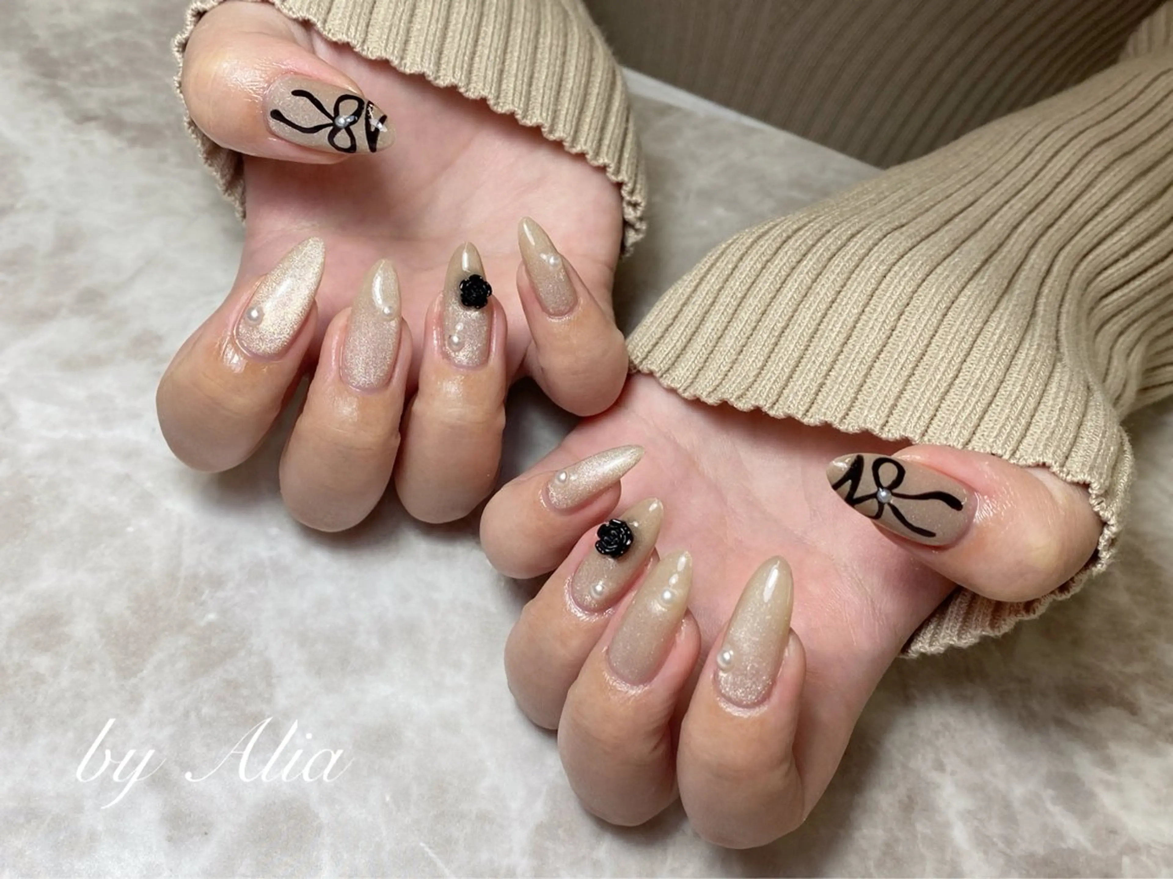 ネイル w wのネイルデザイン