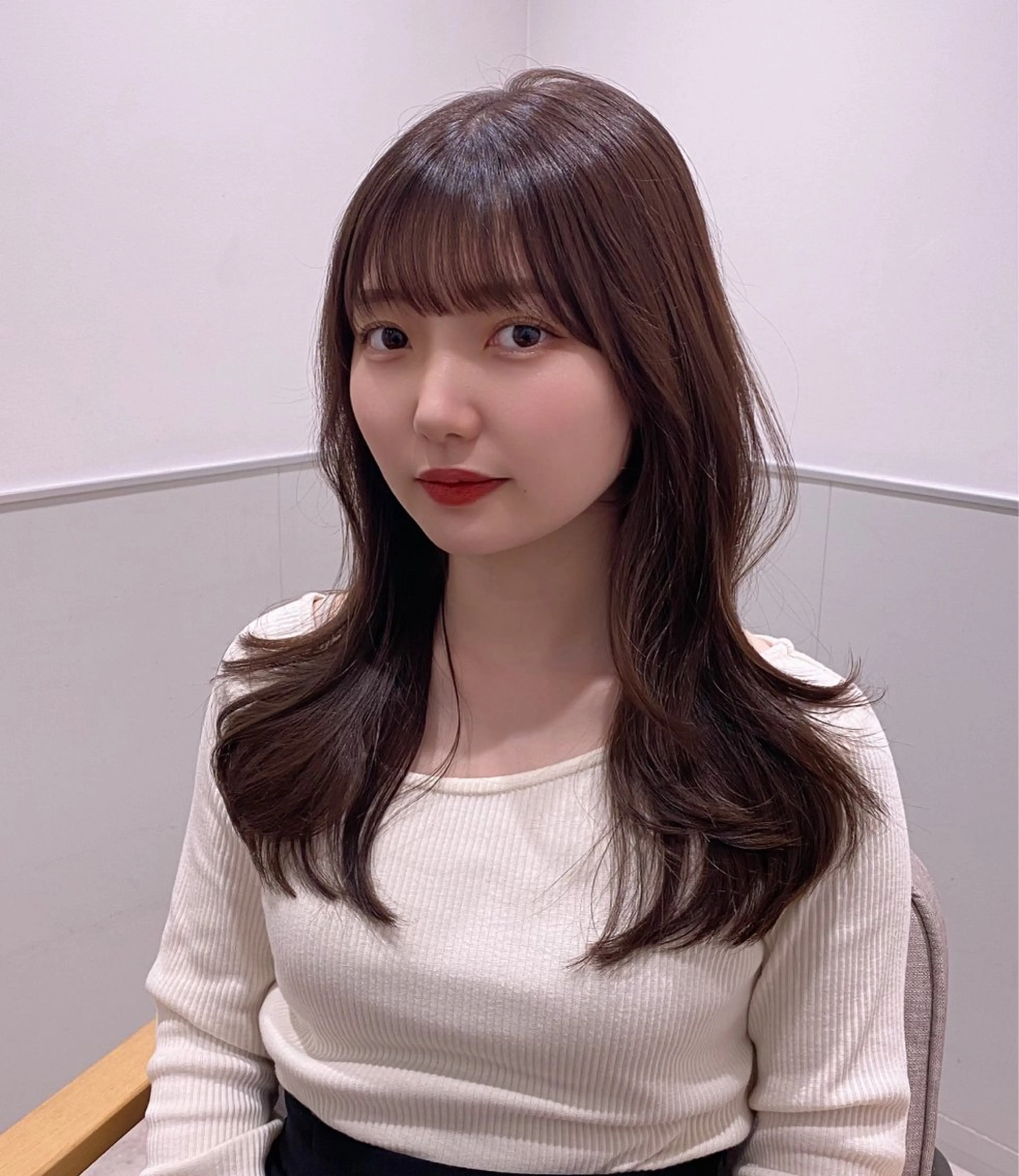 セミロング カット ヘアカラー トリートメント GOTODAYSHAiRESALON cras所属・暗髪×透明感カラー マンツーマン宮脇滉平のヘアスタイル