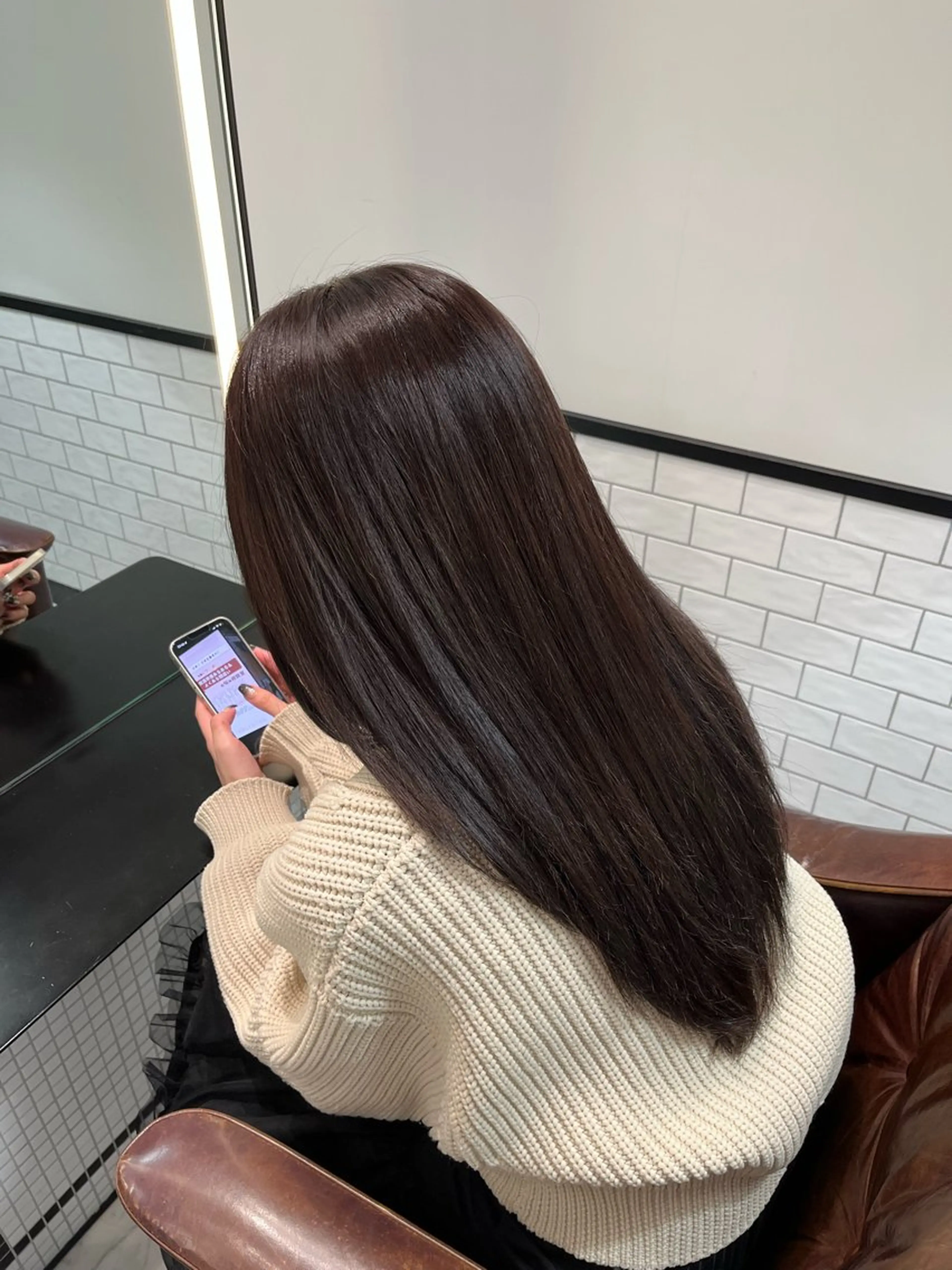 ロング アイバ シュンのヘアスタイル