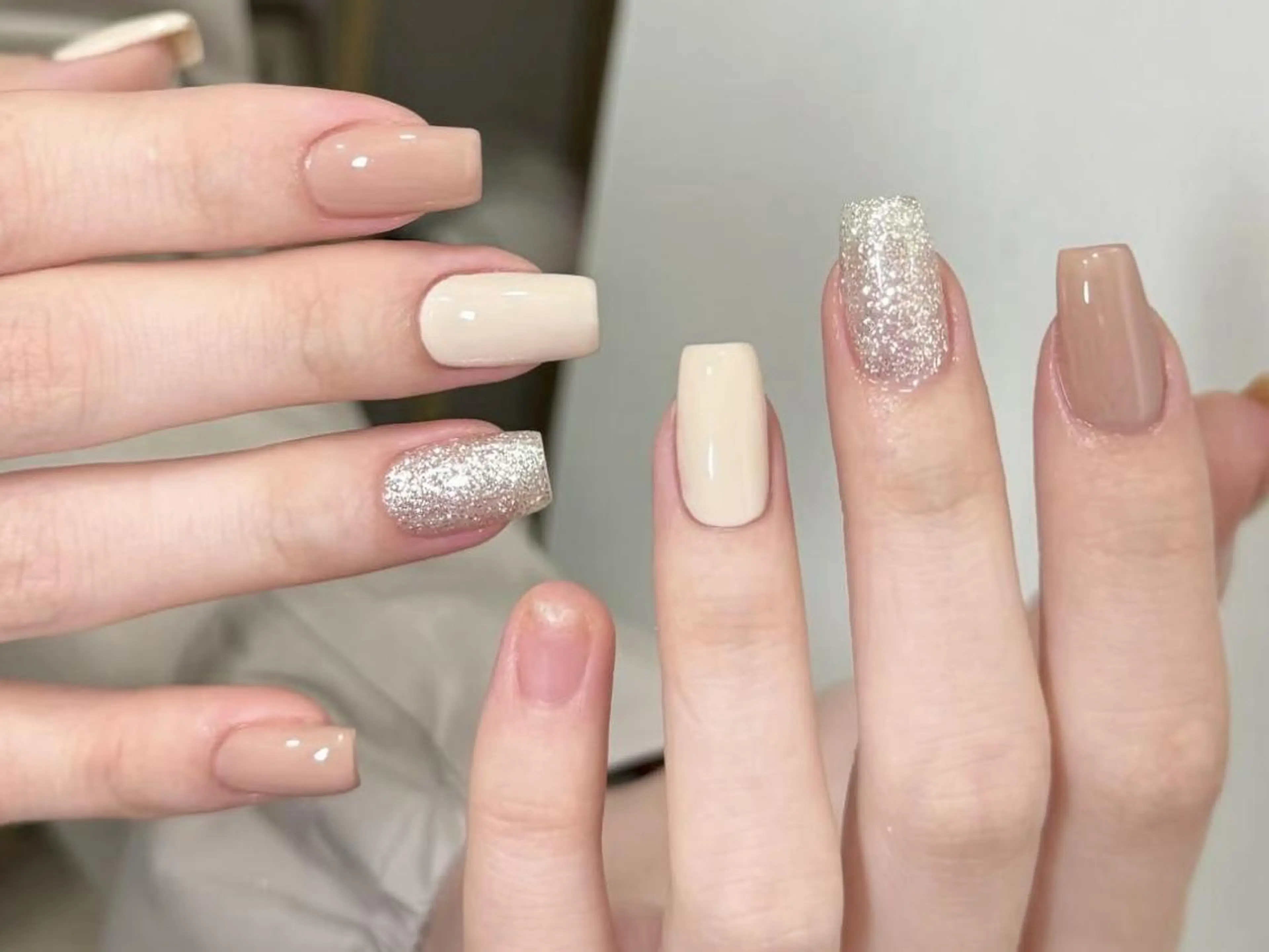 ネイル ジェルネイル オフィスネイル ワンカラーネイル ショートネイル シンプルネイル ハンドネイル ハンドケア Feliz nailのネイルデザイン