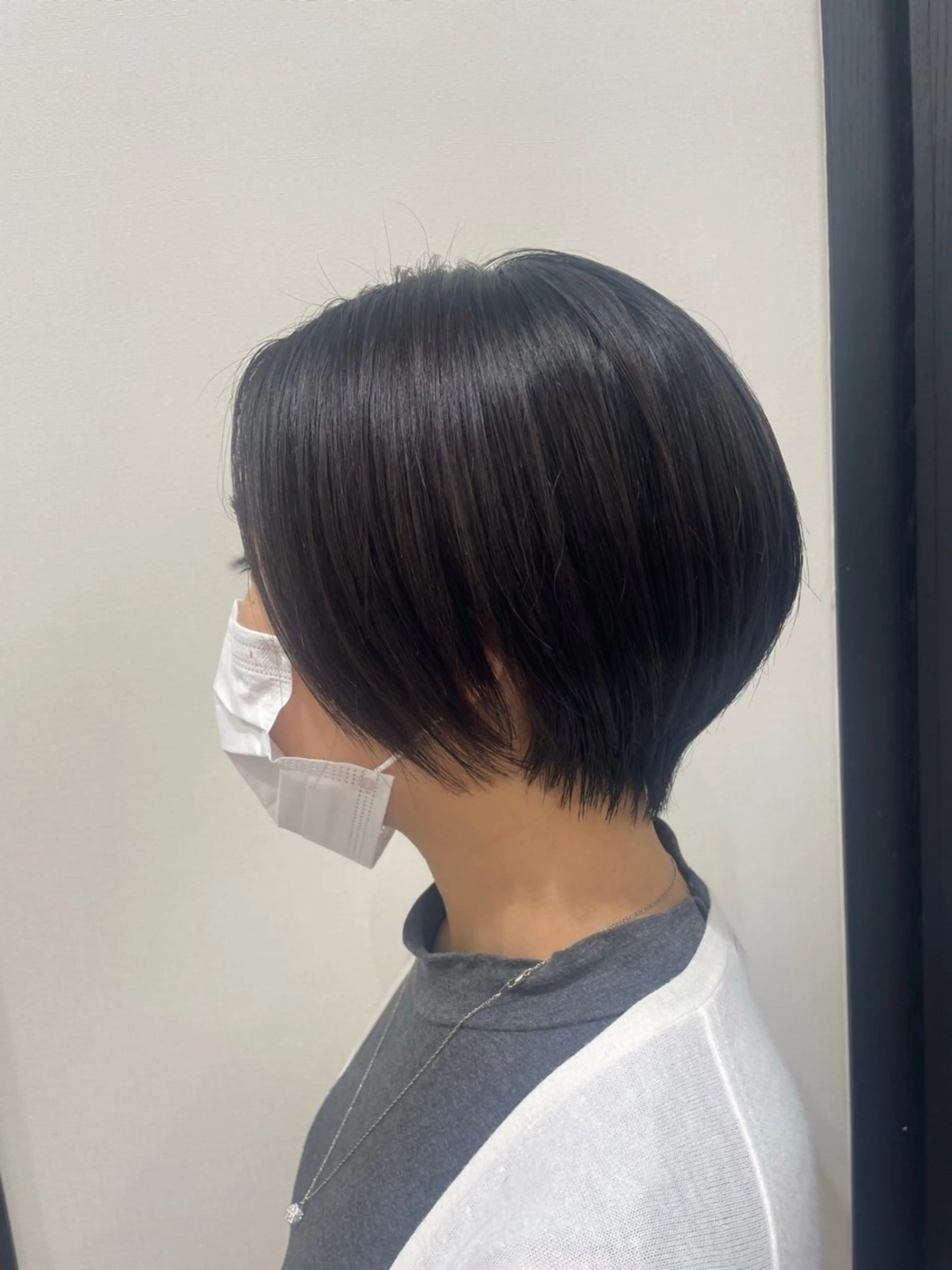 ショート くびれヘア ショートヘア 伊東 咲織のヘアスタイル