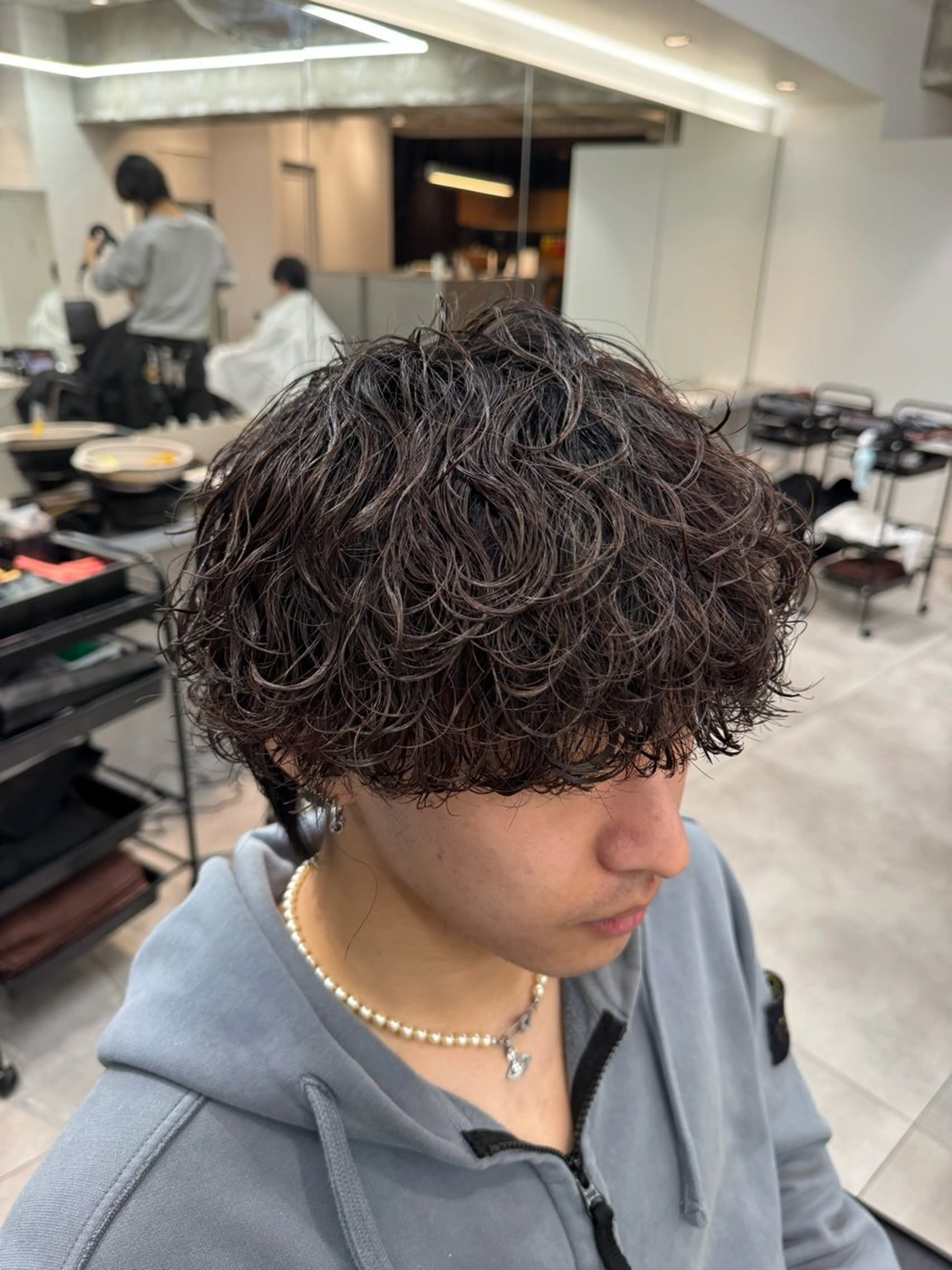 パーマ メンズ メンズパーマ カット パーマ 大宮メンズ特化/パー マ職人/小川藍人のヘアスタイル