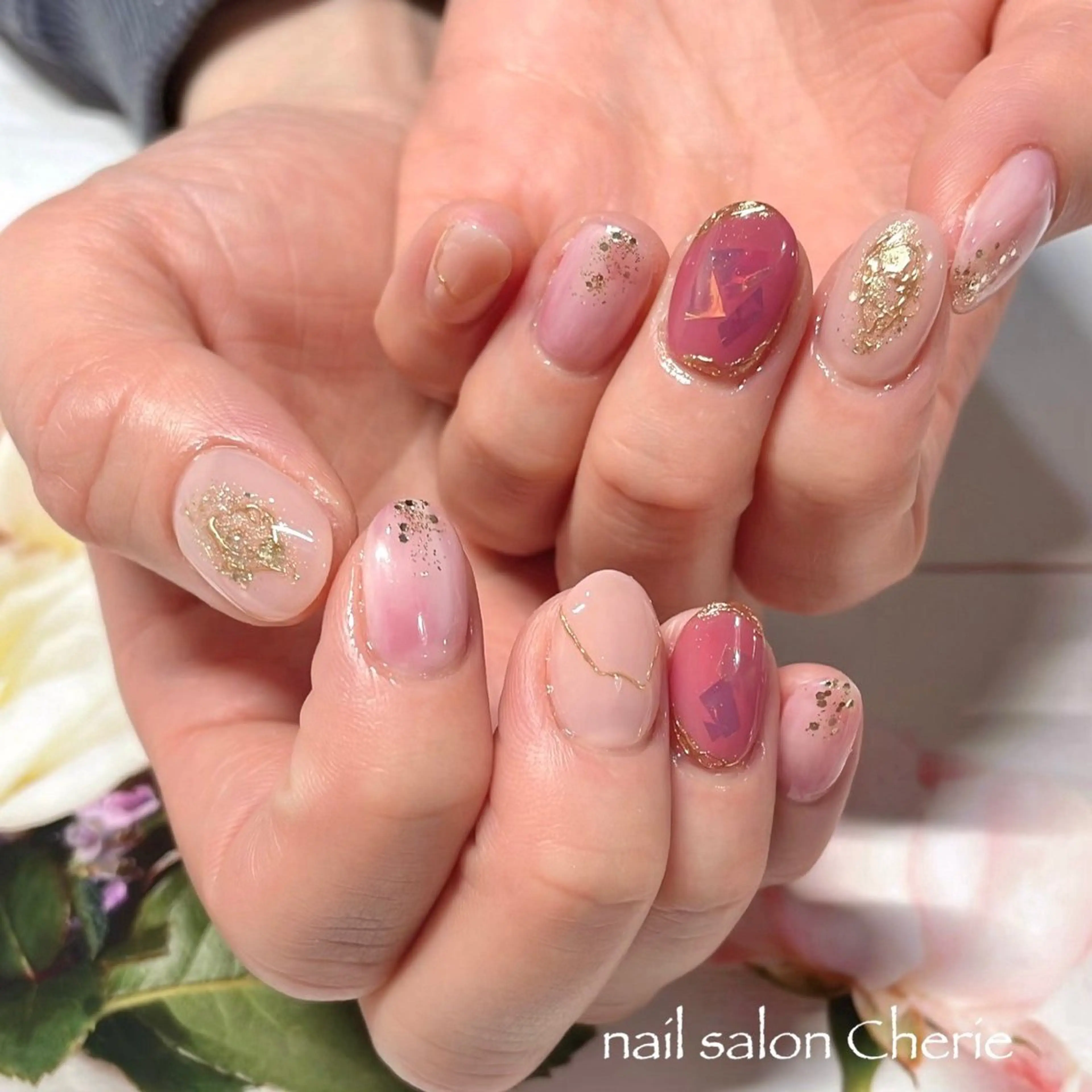ネイル ハンドネイル nail salon Cherieのネイルデザイン