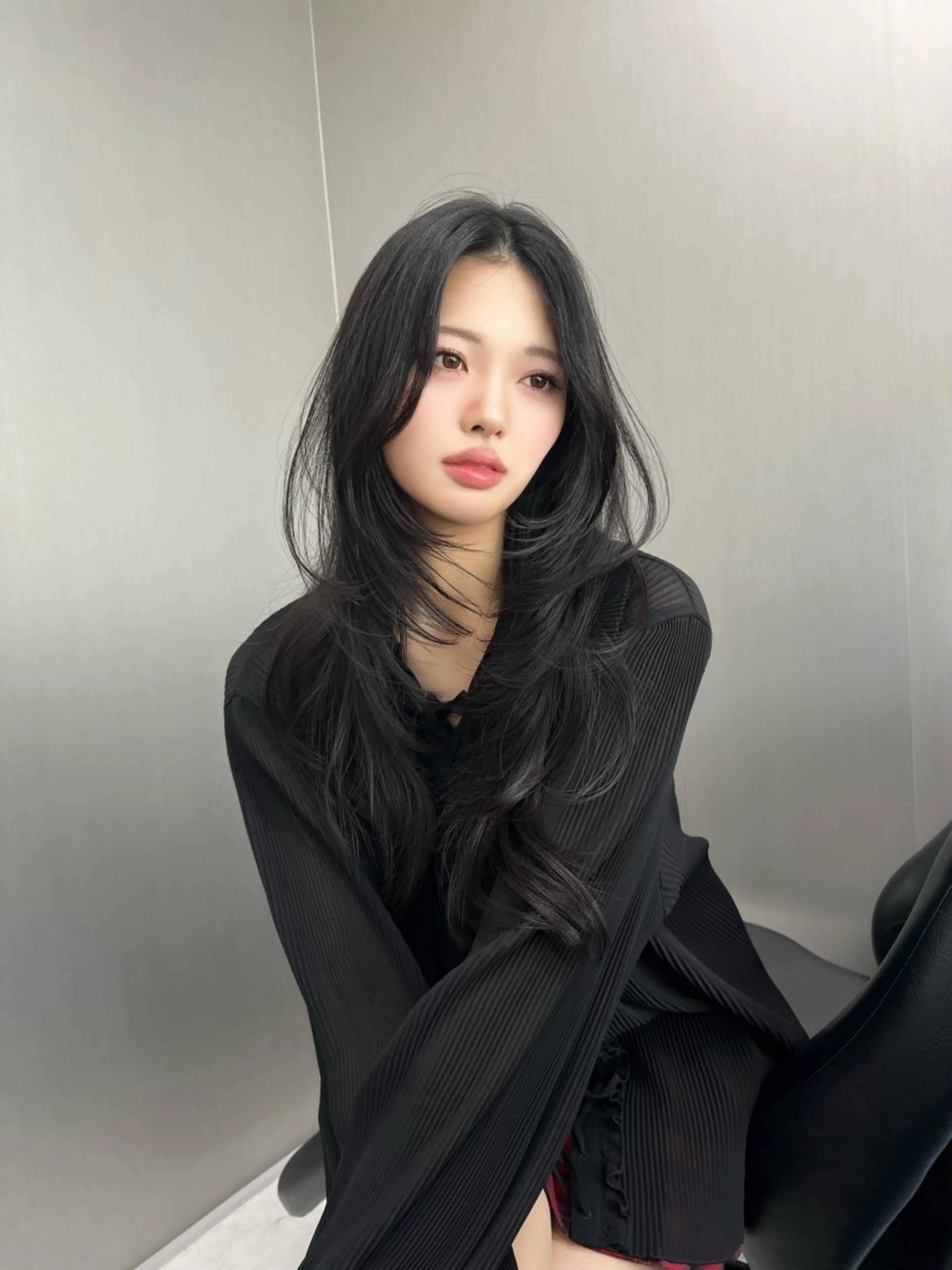 ロング カラー カット ヘアカラー トリートメント みつゆ 表参道/原宿のヘアスタイル